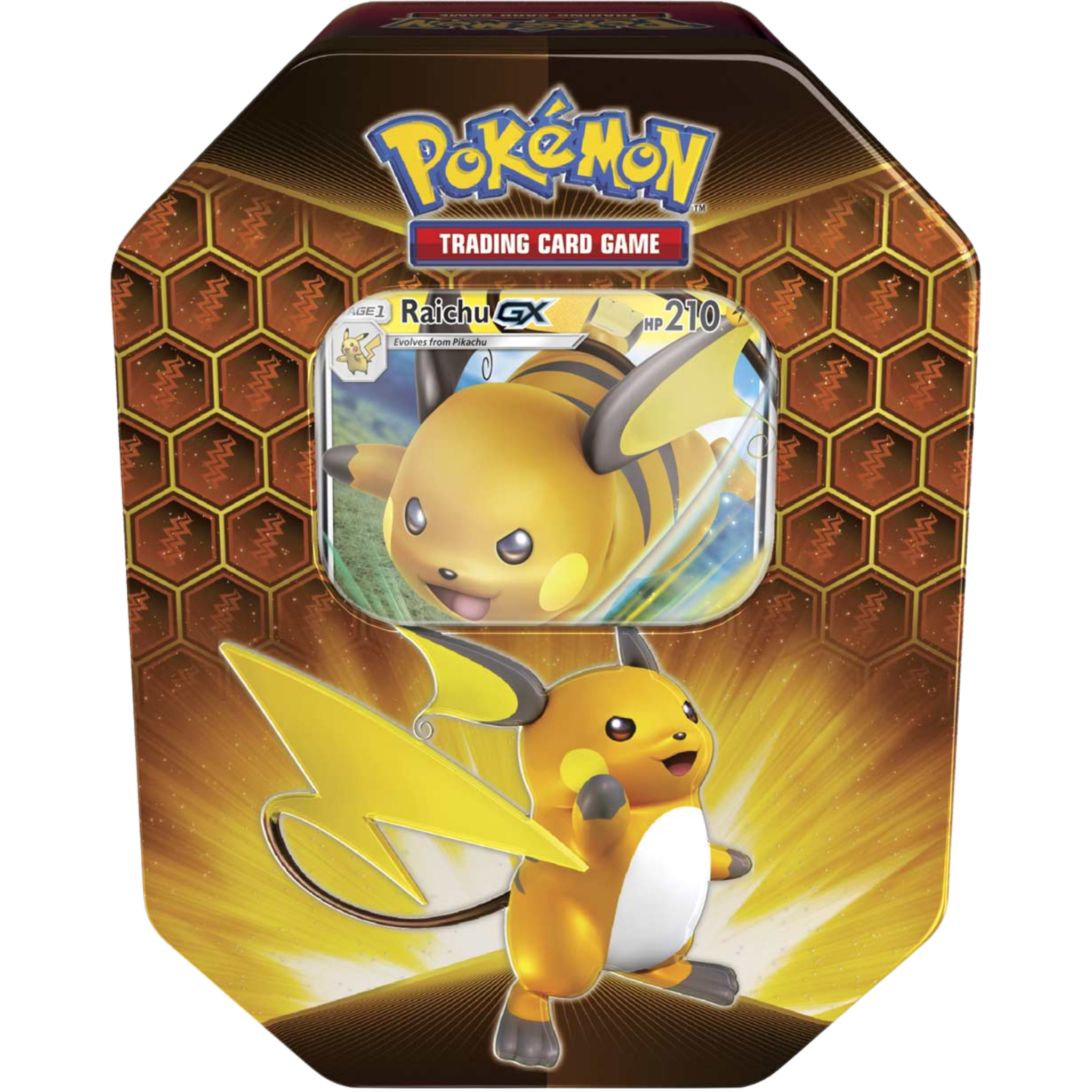 Hidden Fates Tin - Raichu GX ( Sun & Moon ) Pokemon TCG