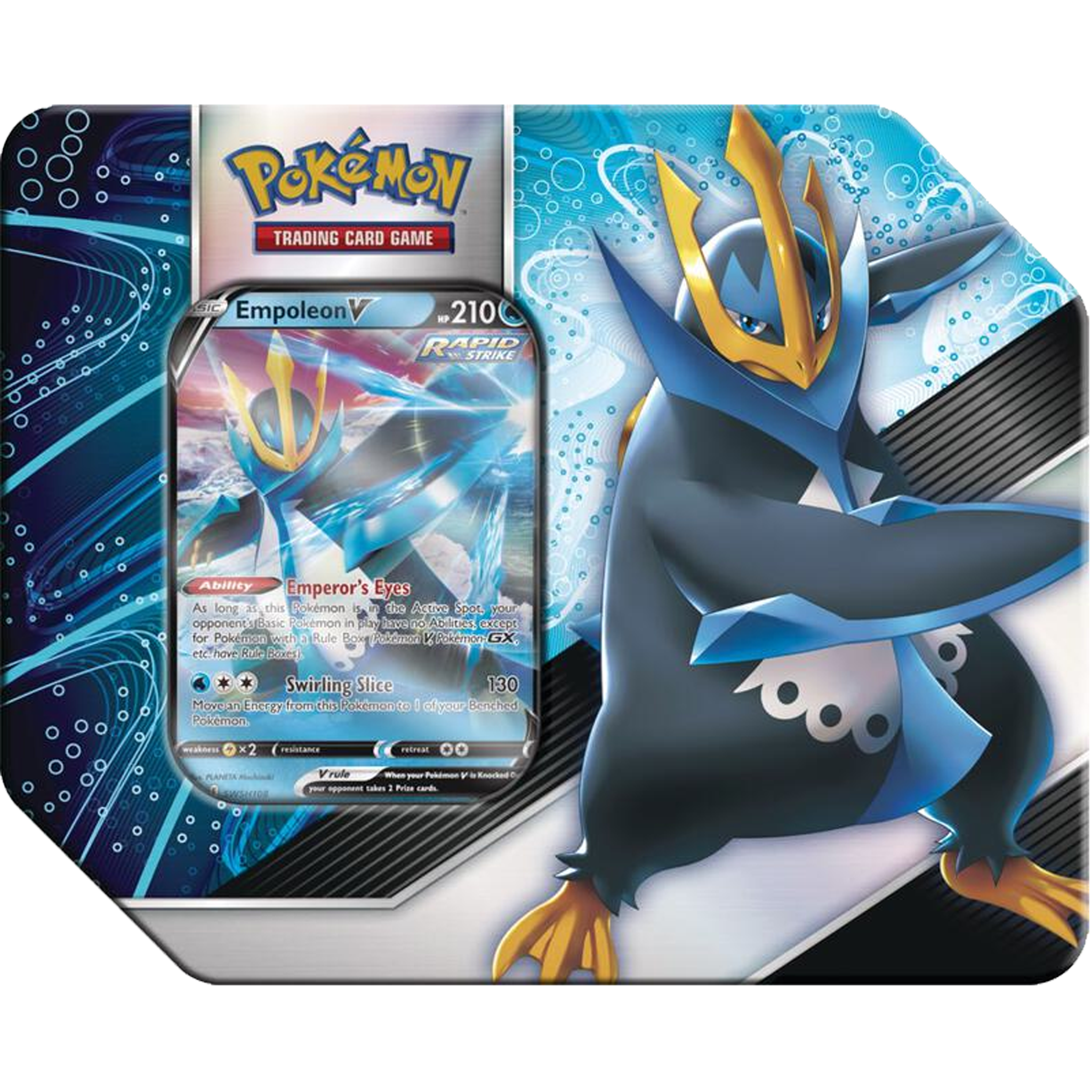 V Strikers Tin - Empoleon ( Sword & Shield ) Pokemon TCG