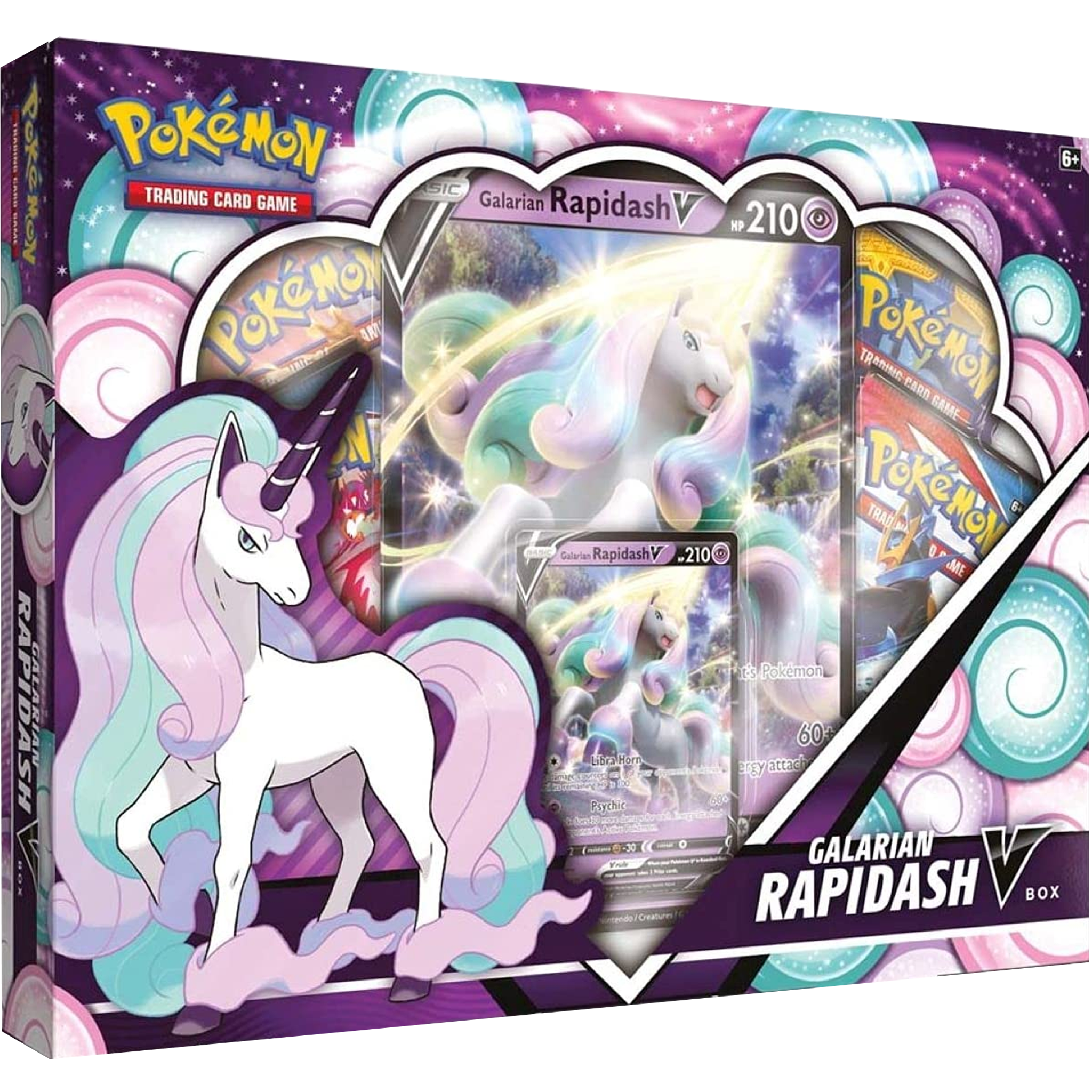 Galarian Rapidash V Box ( Sword & Shield ) Pokemon TCG