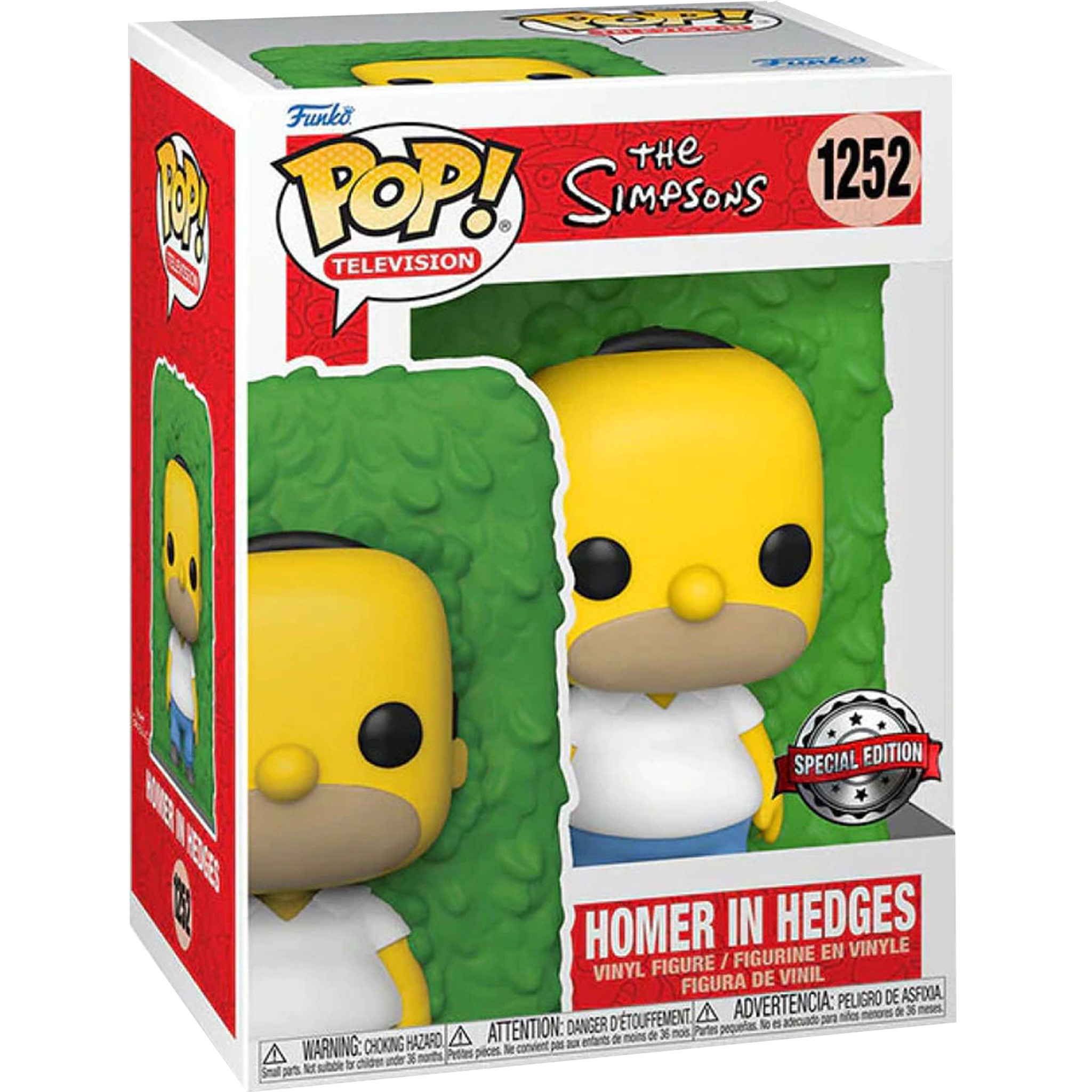 Homer in Hedge 1252 ( The Simpsons ) Funko Pop