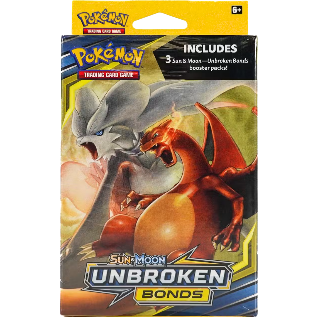Unbroken Bonds 3-Pack Hanger Box ( Sun & Moon ) Pokemon TCG