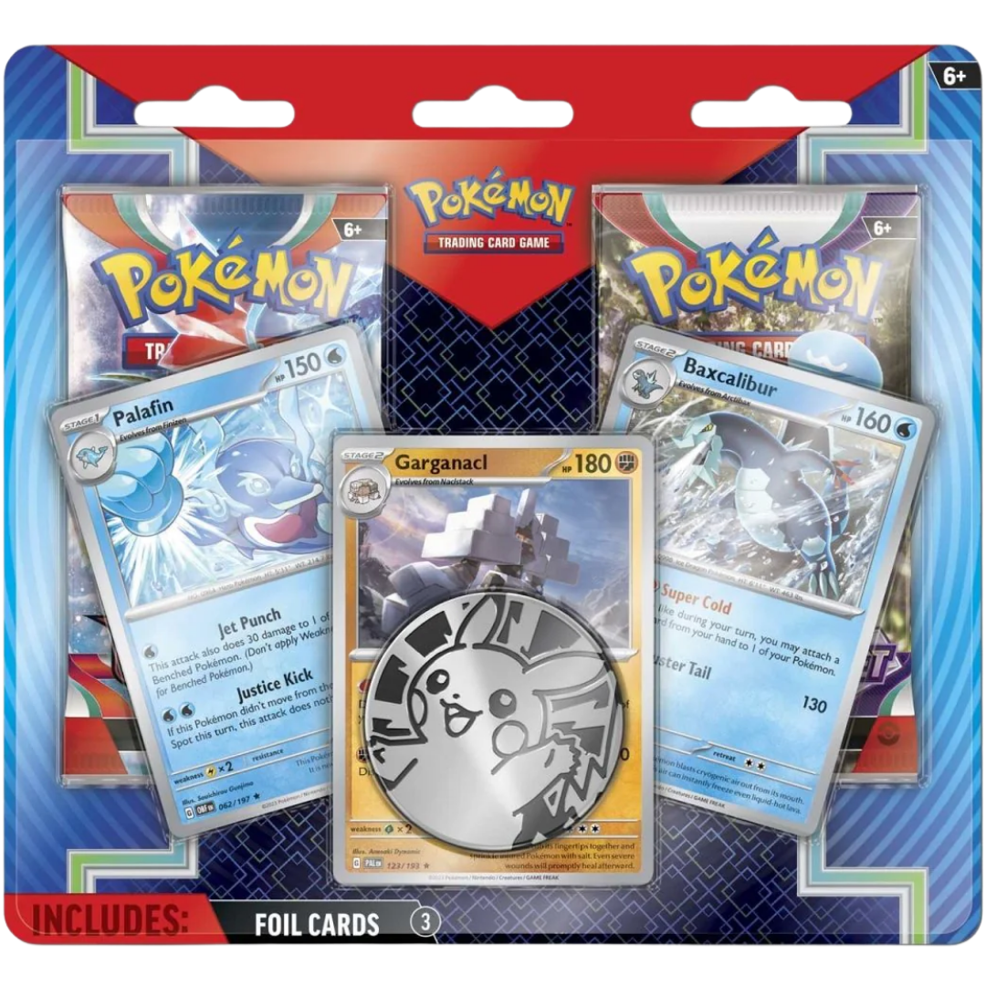 2-Pack Blister Pack - Palafin, Baxcalibur & Garganacl ( Scarlet & Violet ) Pokemon TCG