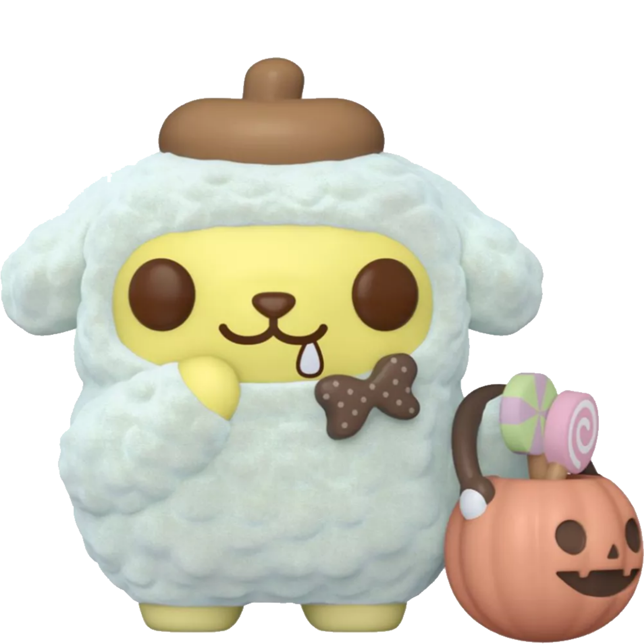 Pompompurin Flocked 95 ( Sanrio Hello Kitty ) Funko Pop
