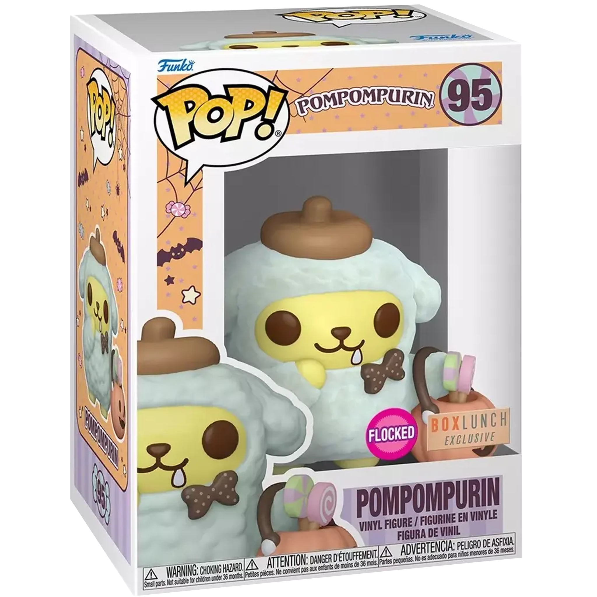 Pompompurin Flocked 95 ( Sanrio Hello Kitty ) Funko Pop
