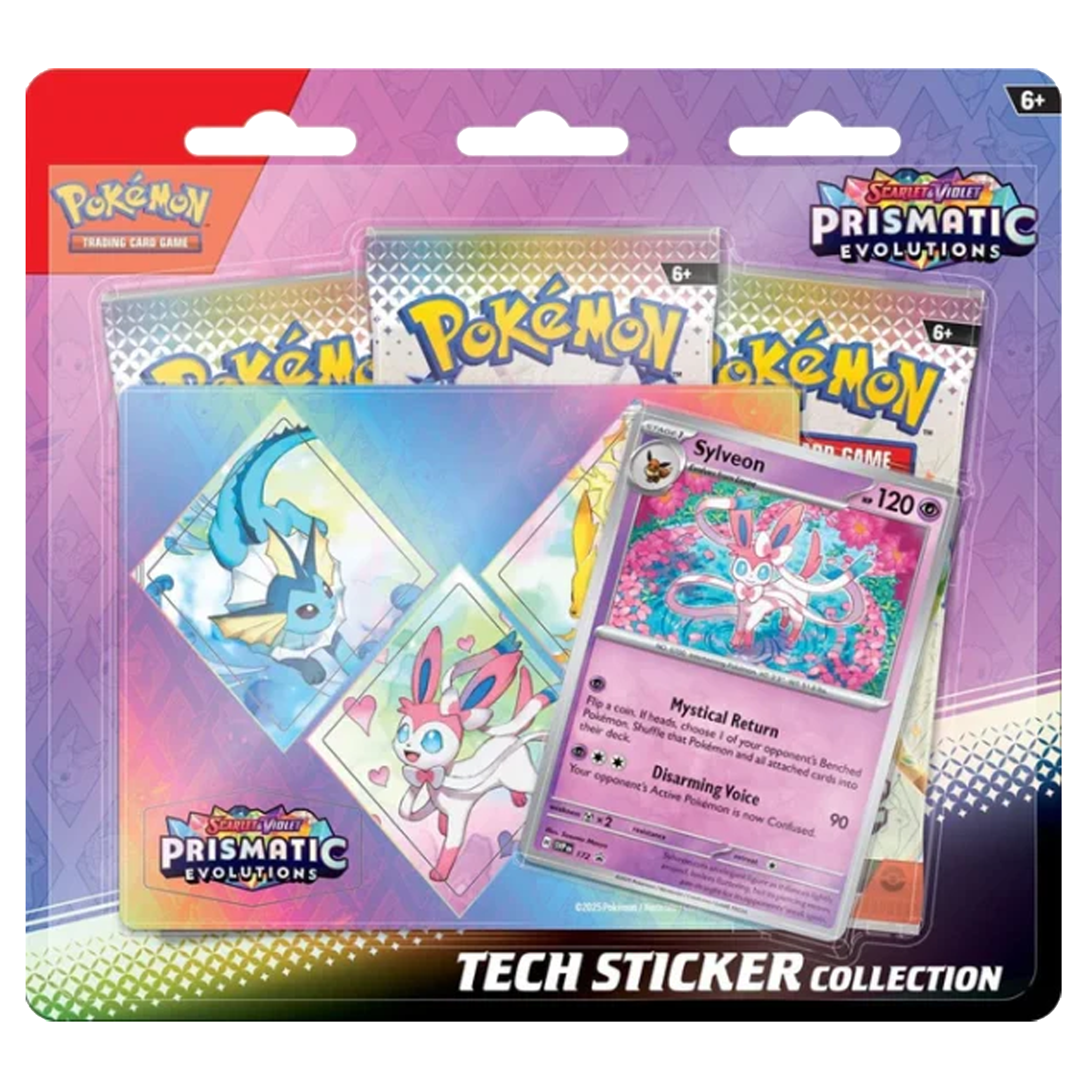 Prismatic Evolutions Tech Sticker - Sylveon ( Scarlet & Violet ) Pokemon TCG