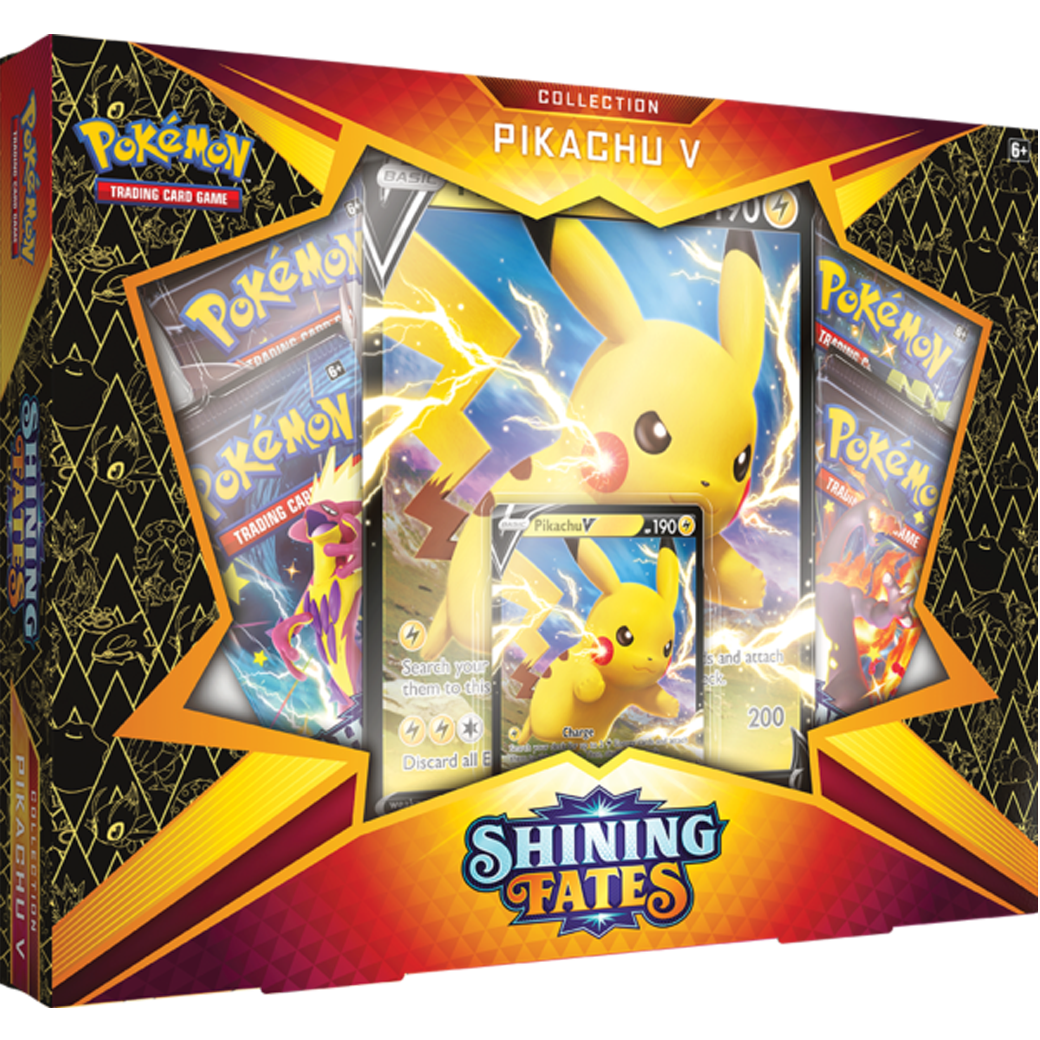 Shining Fates Pikachu V Collection Box ( Sword & Shield ) Pokemon TCG