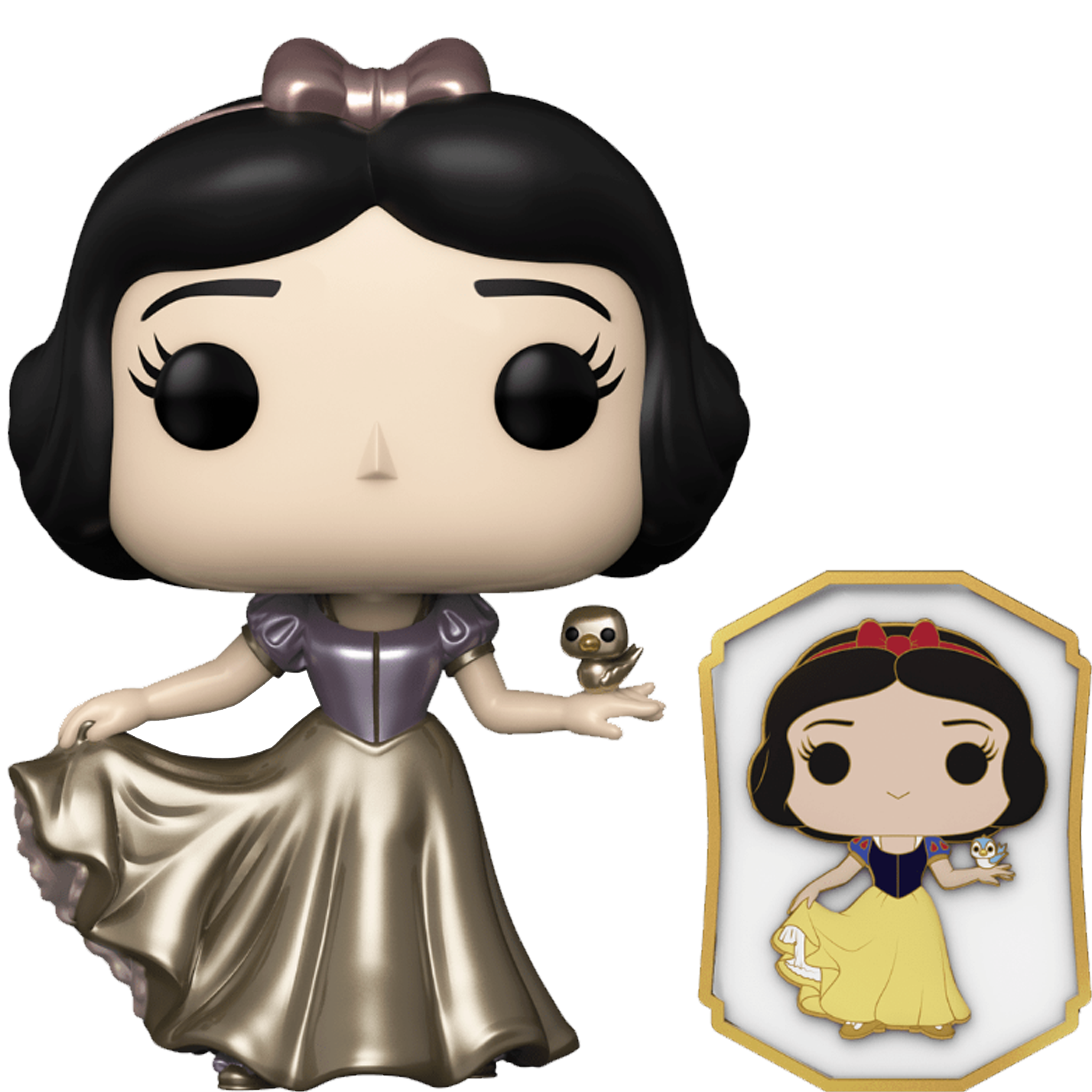 Snow White Gold with Pin 339 ( Disney ) Funko Pop