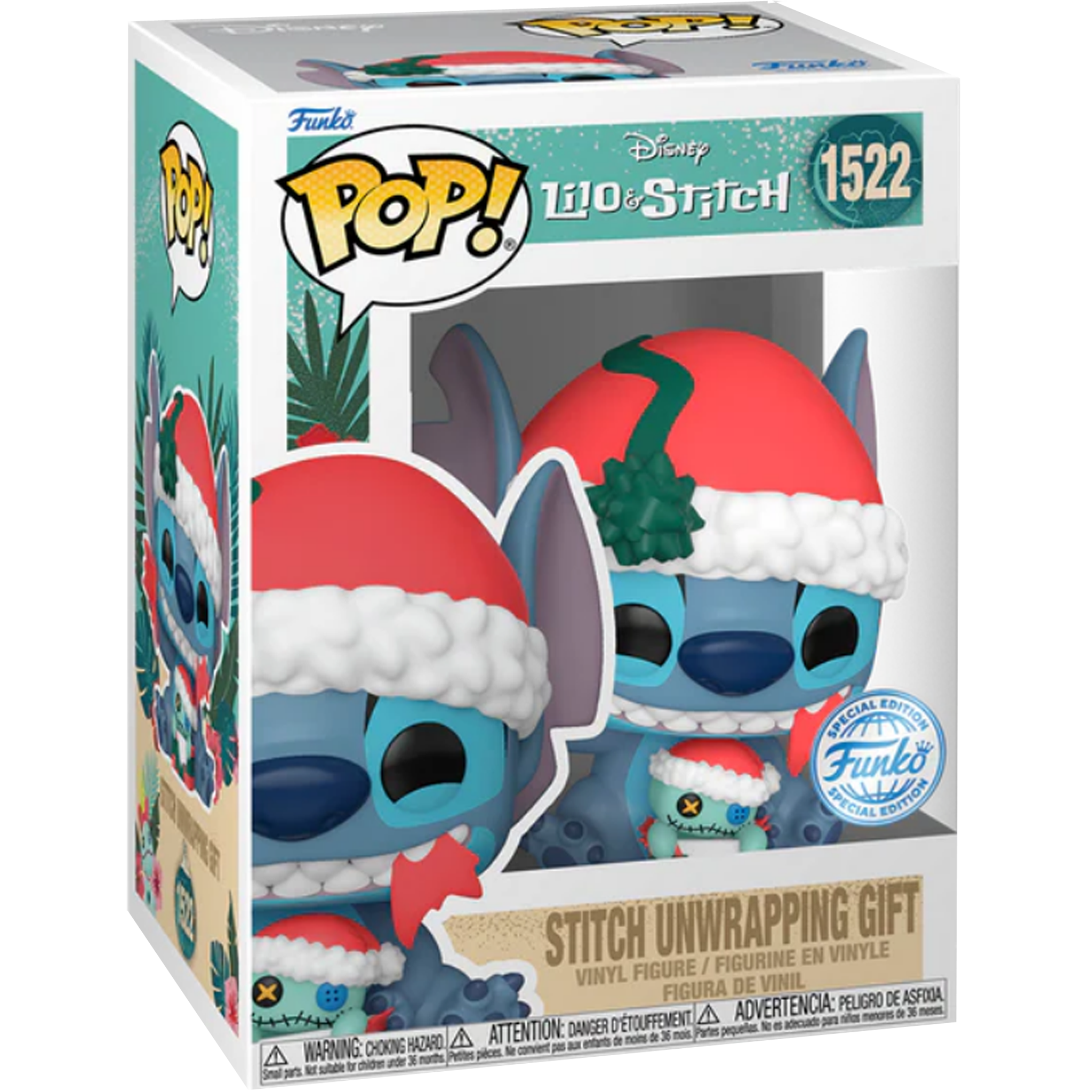 Stitch Unwrapping Gift 1522 ( Disney Lilo & Stitch ) Funko Pop