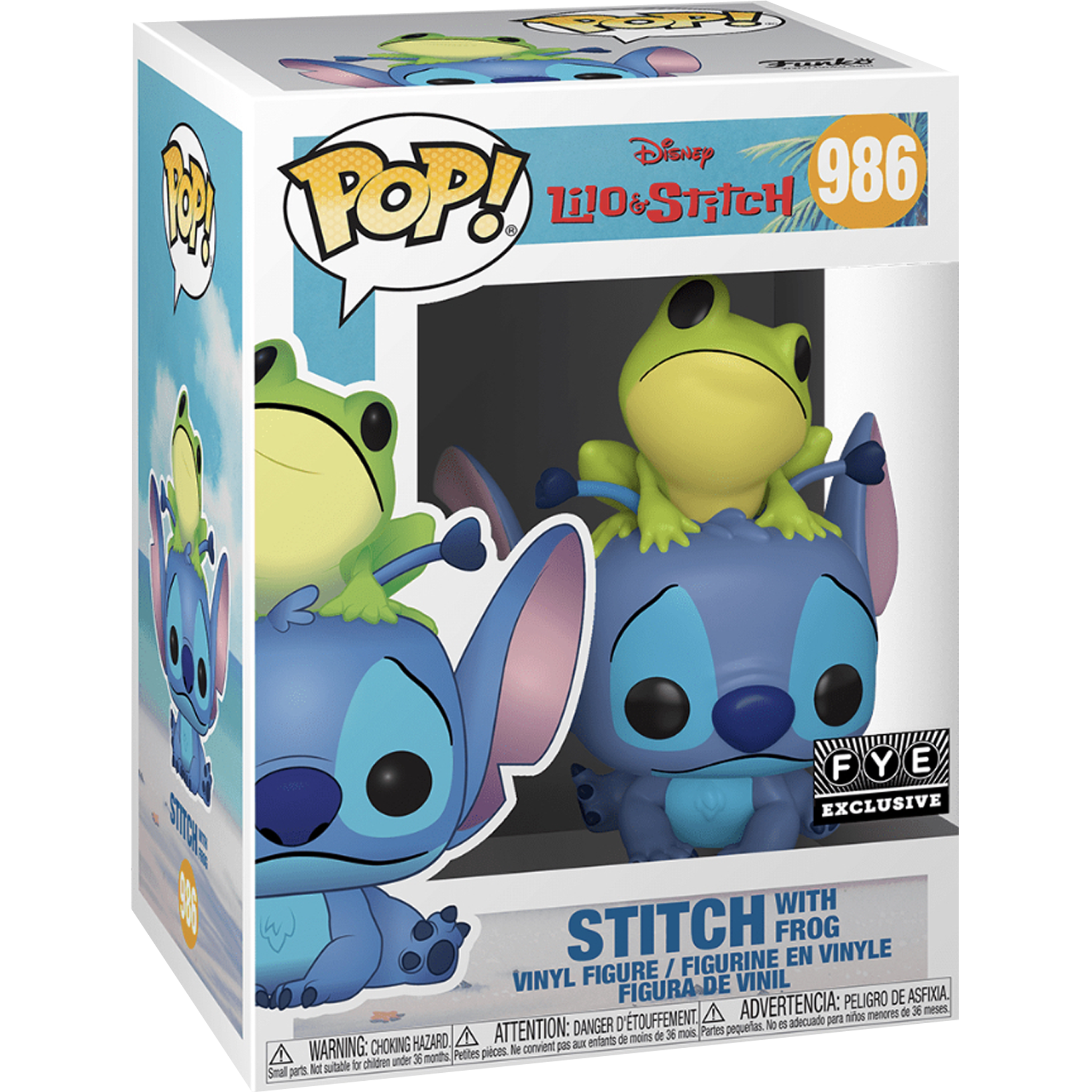 Stitch with Frog  986 ( Disney Lilo & Stitch ) Funko Pop