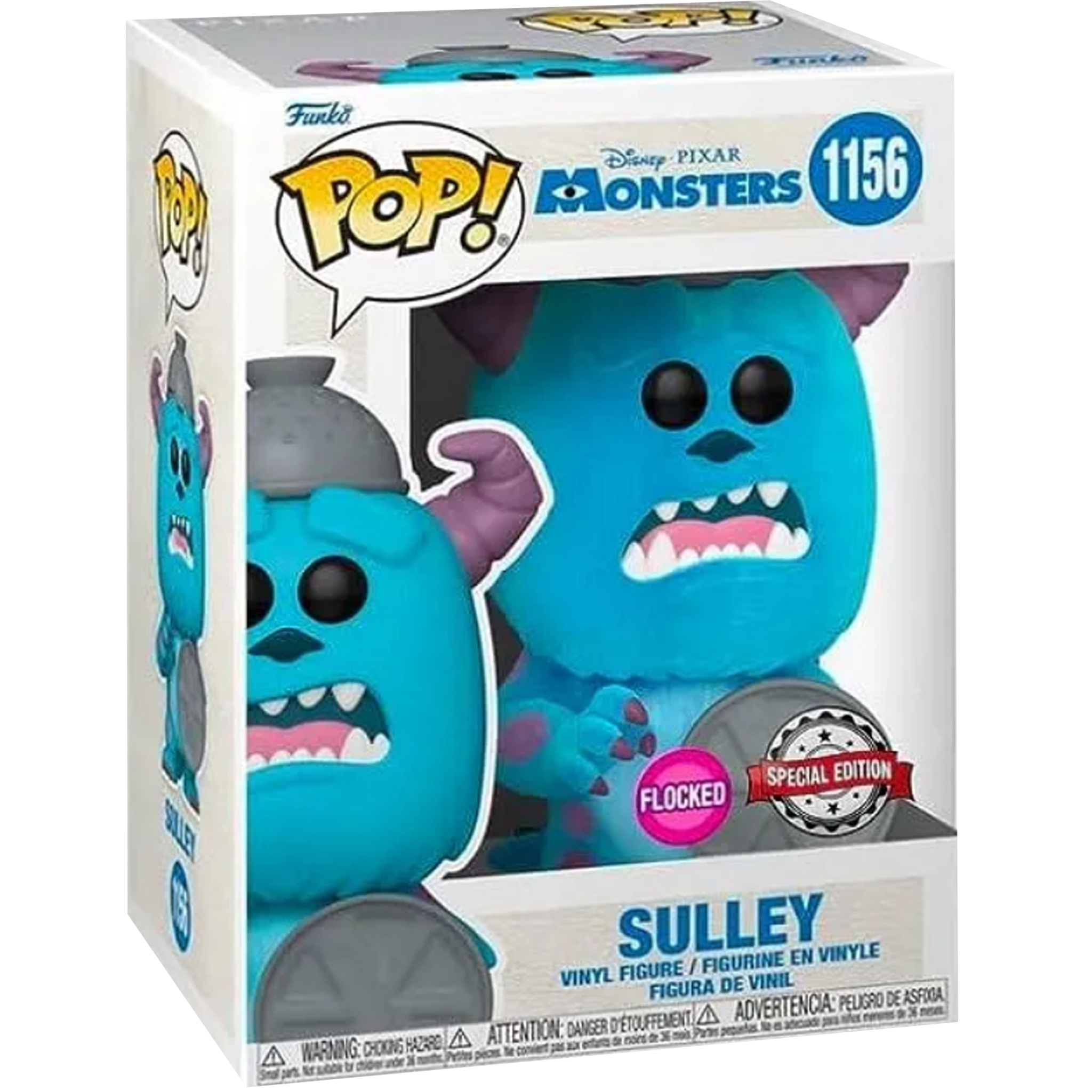 Sulley Flocked 1156 ( Disney Monsters Inc. ) Funko Pop