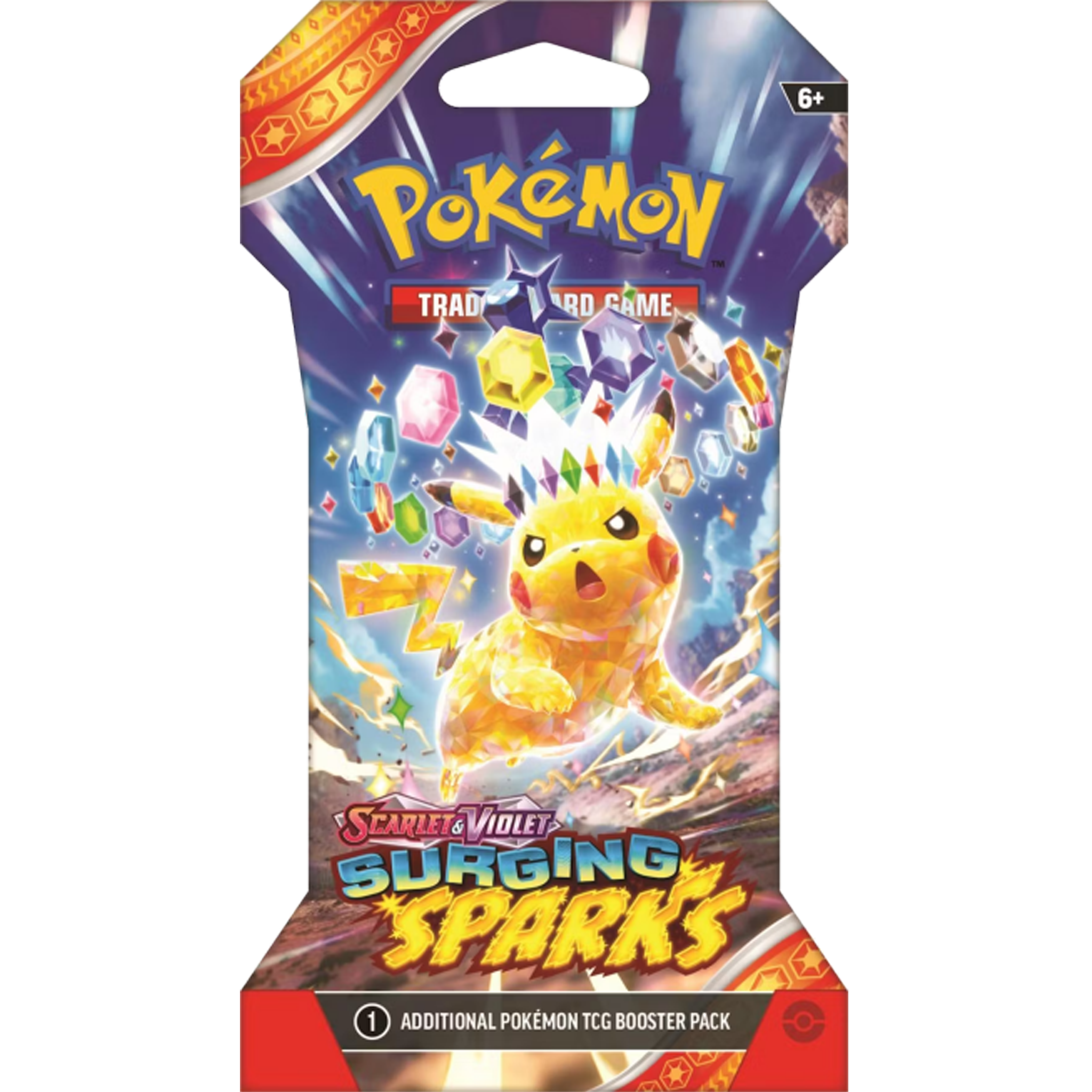Surging Sparks Sleeved Booster - Random Artwork ( Scarlet & Violet ) Pokemon TCG