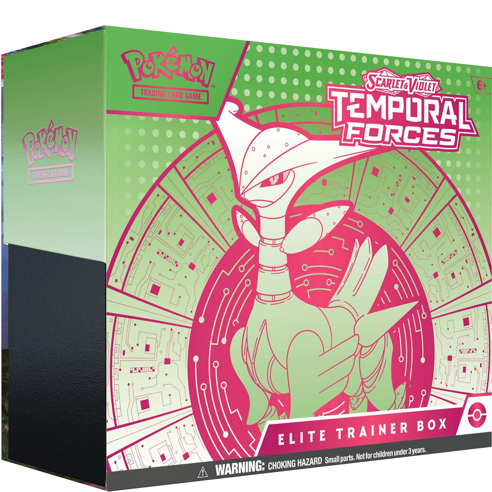 Temporal Forces Elite Trainer Box - Iron Leaves ( Scarlet & Violet ) Pokemon TCG