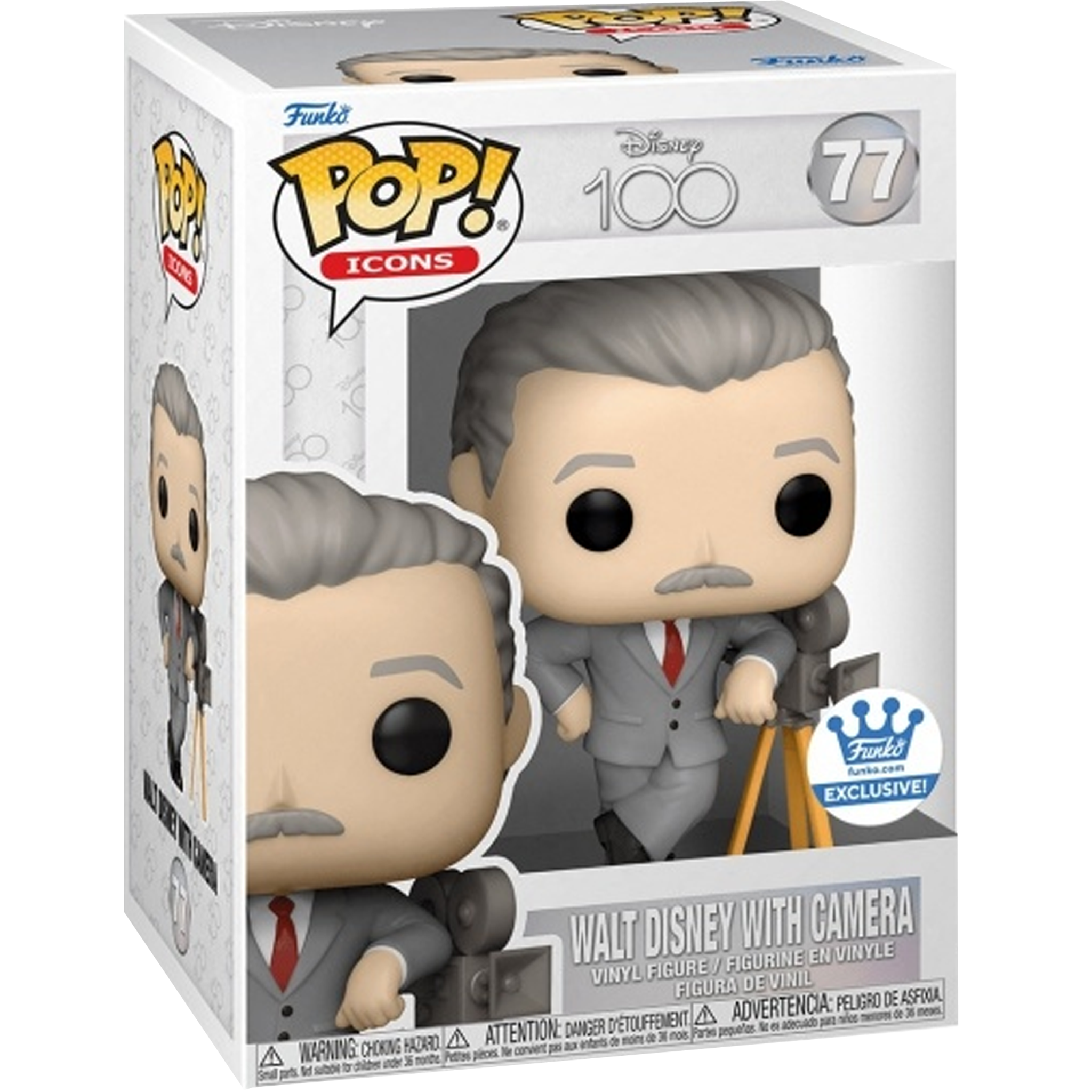 Walt Disney with Camera 77 ( Disney 100th ) Funko Pop