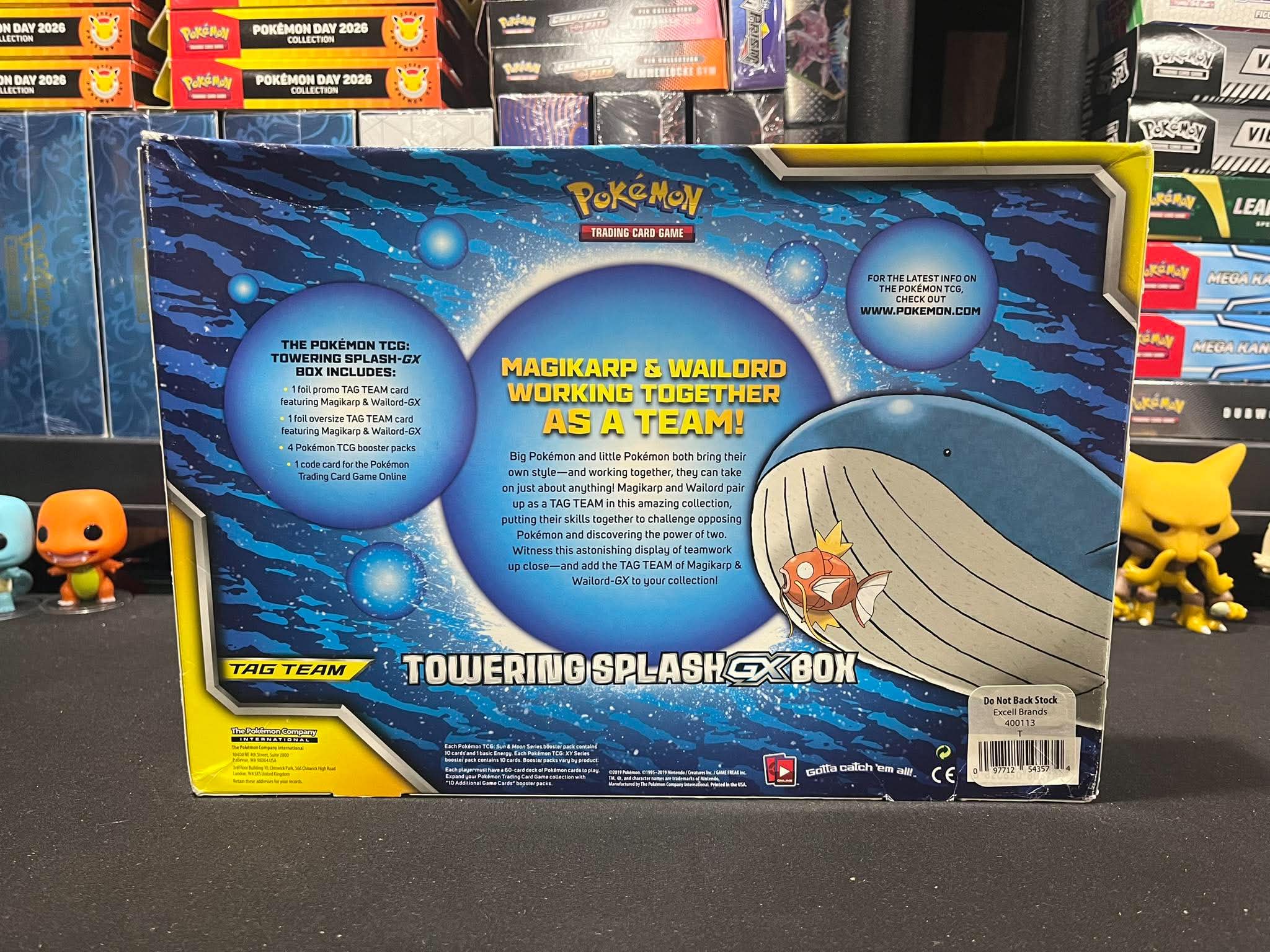 Towering Splash GX Box ( Sun & Moon ) Pokemon TCG