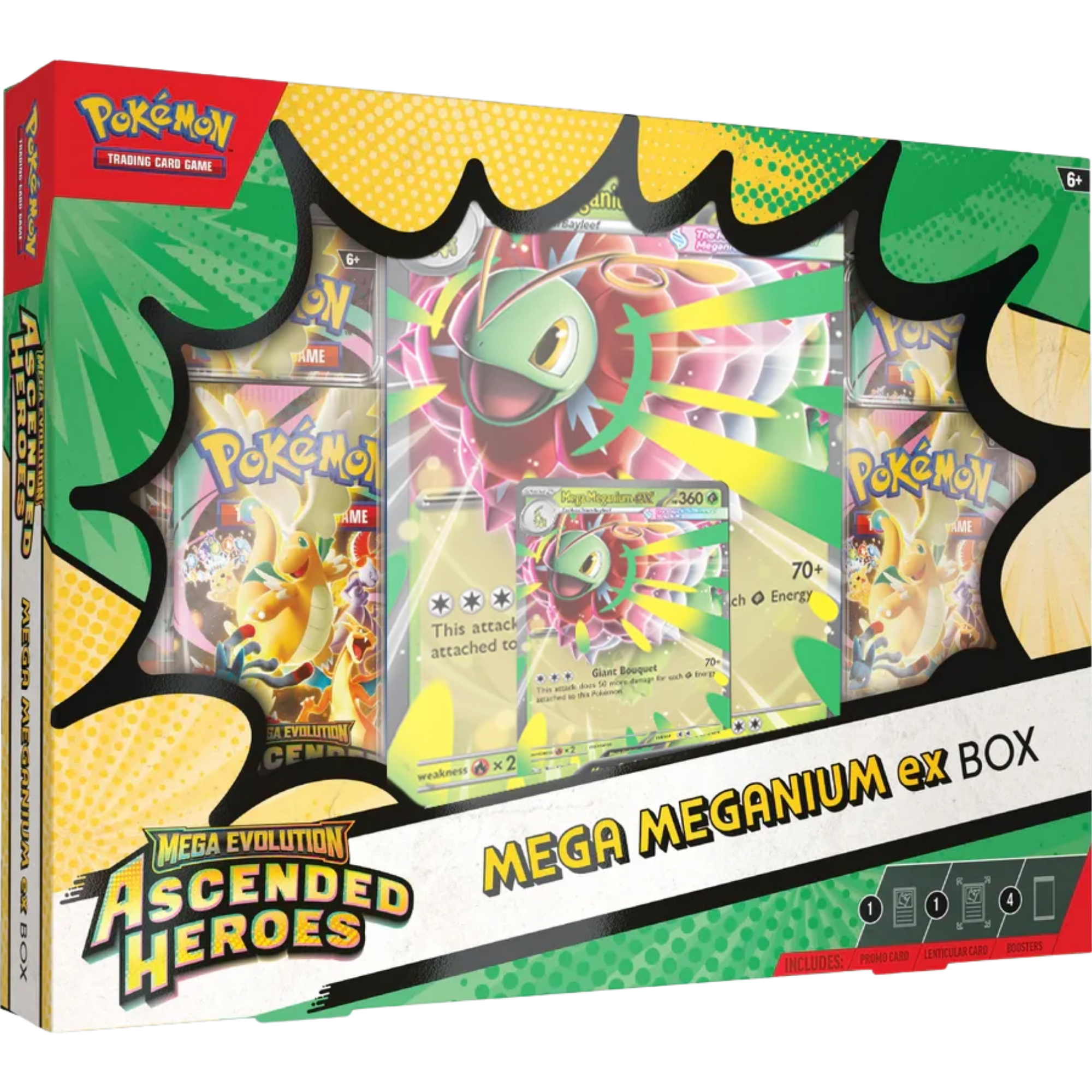 Ascended Heroes ex Box - Mega Meganium ( Mega Evolution ) Pokemon TCG