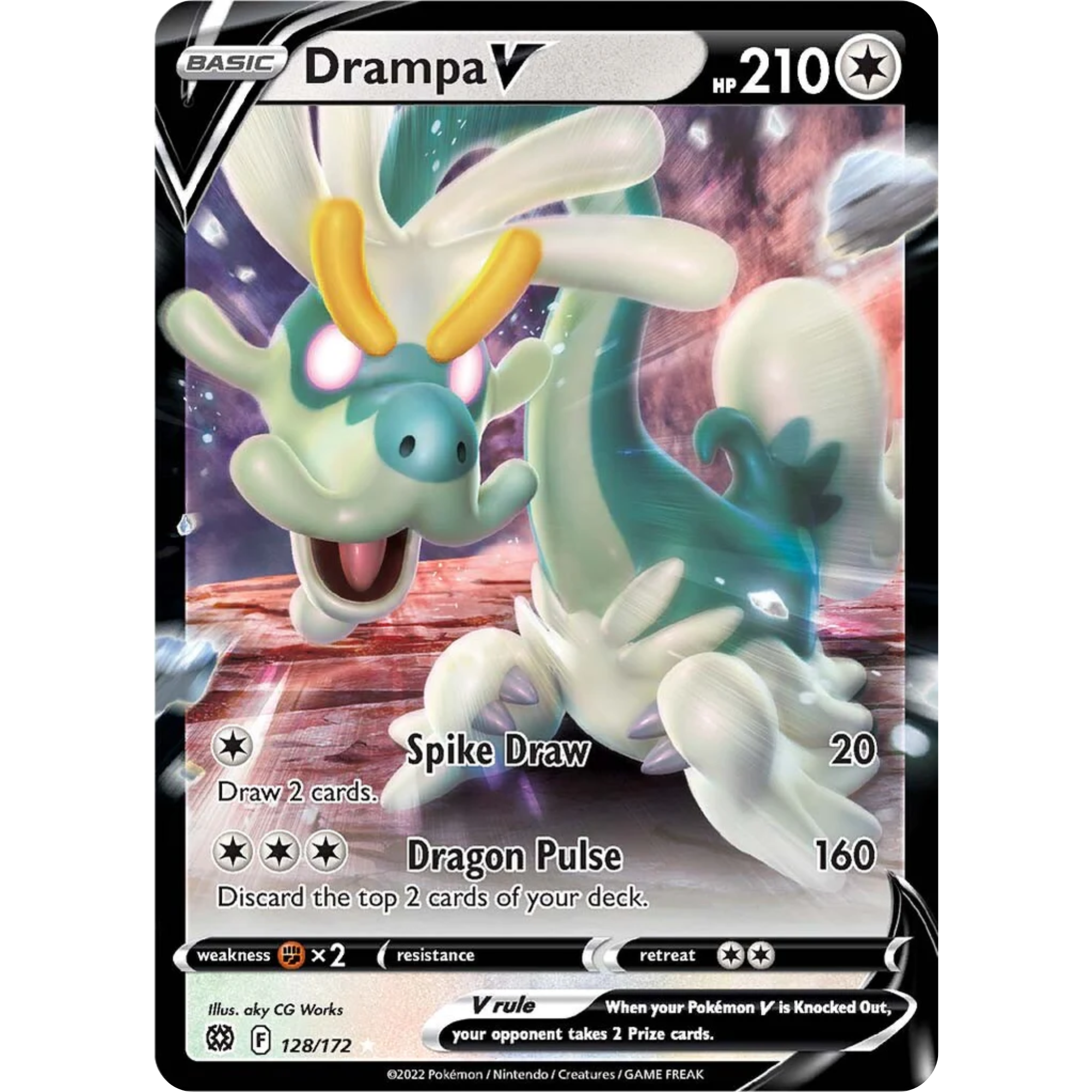 Drampa V (128/172) [Sword & Shield: Brilliant Stars]