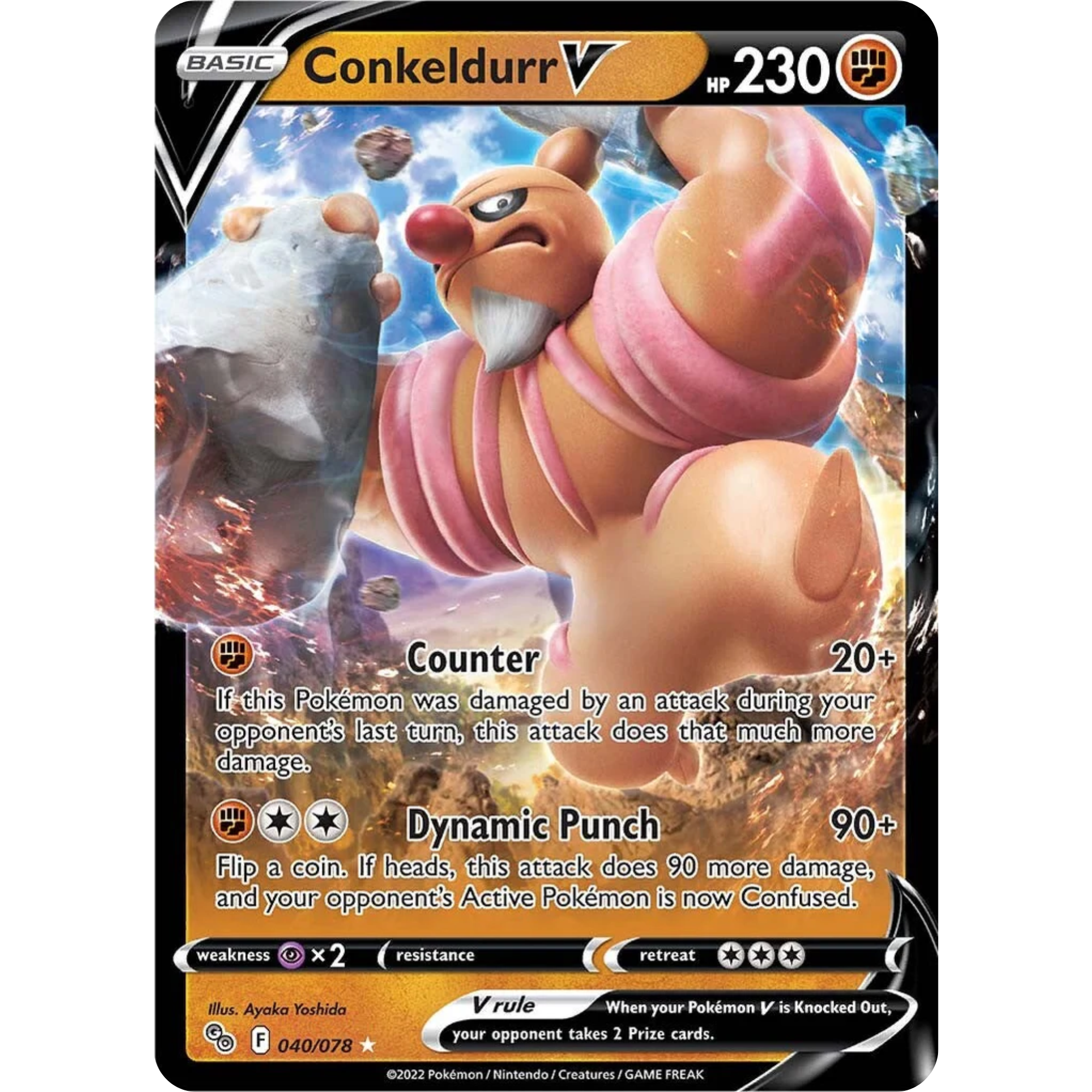 Conkeldurr V (040/078) [Pokémon GO]