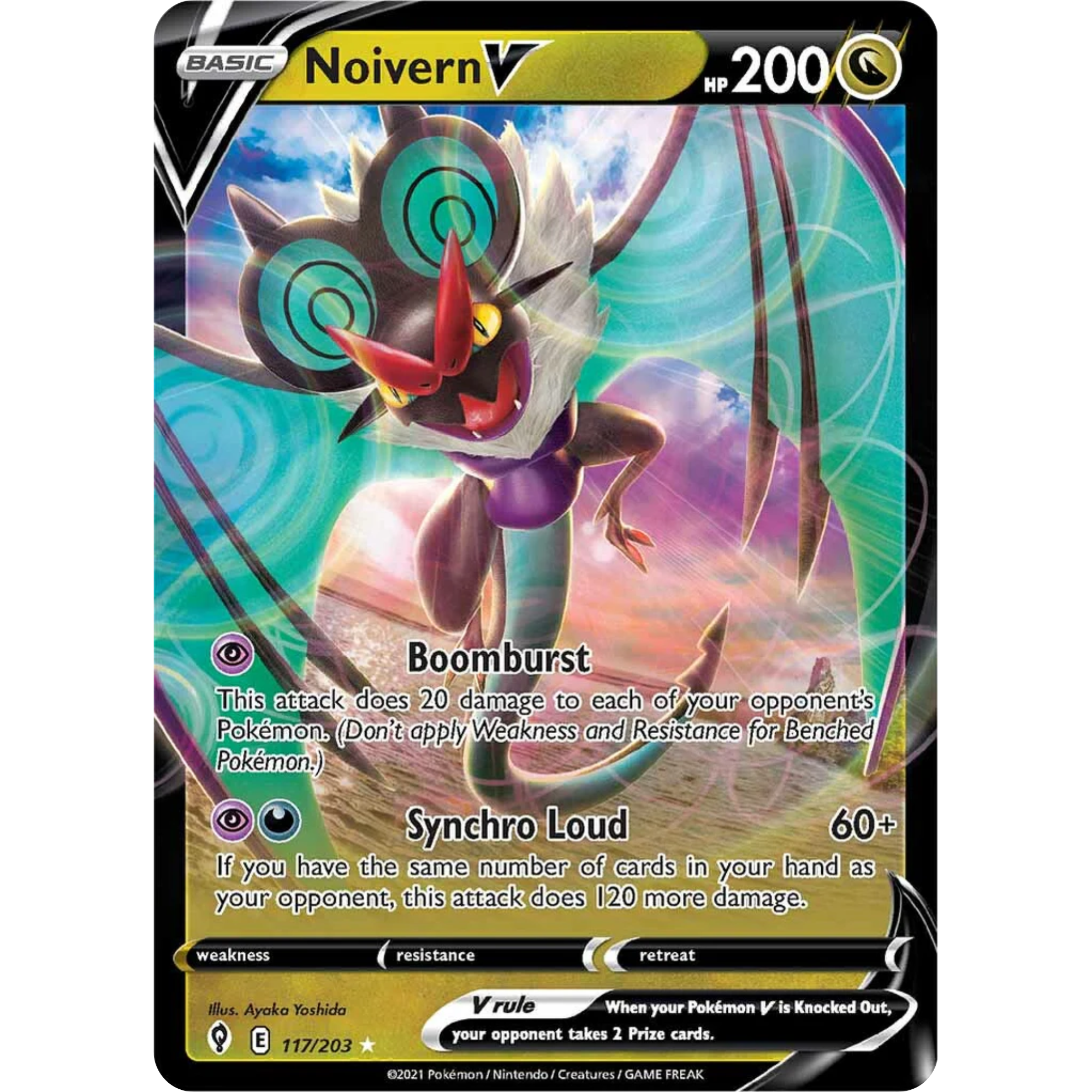 Noivern V (117/203) [Sword & Shield: Evolving Skies]
