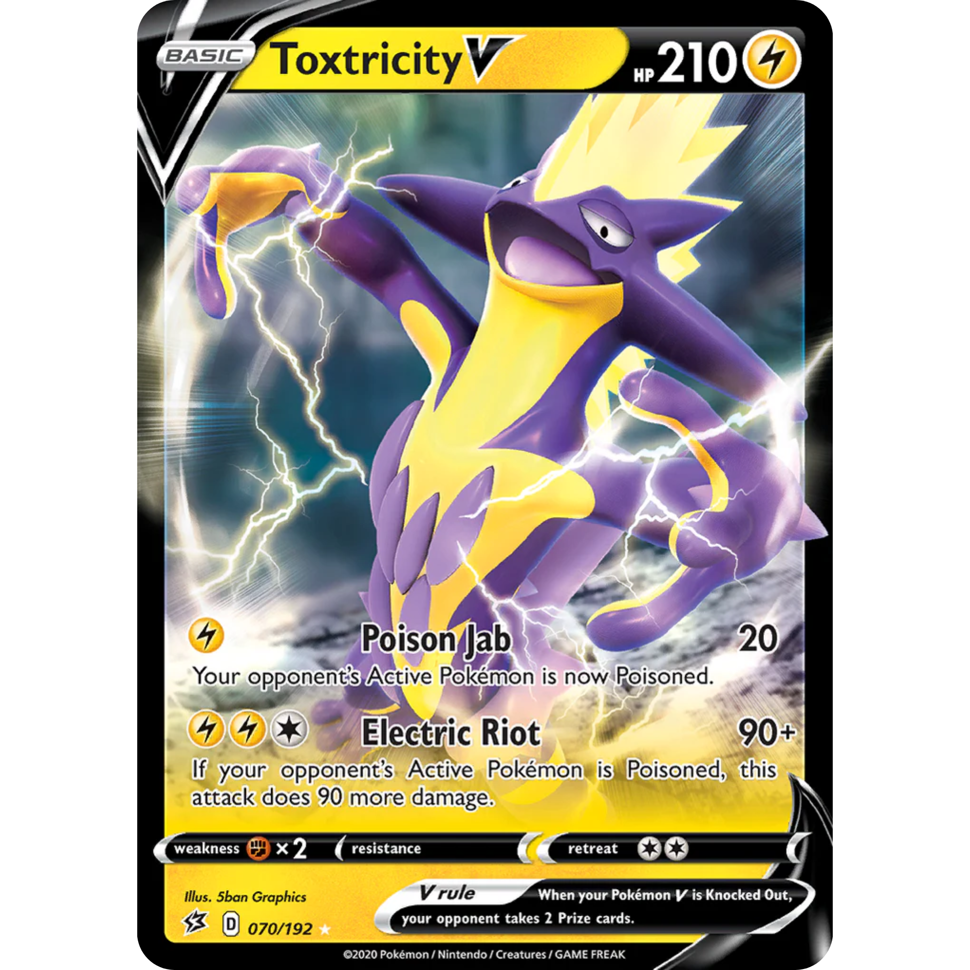 Toxtricity V (070/192) [Sword & Shield: Rebel Clash]
