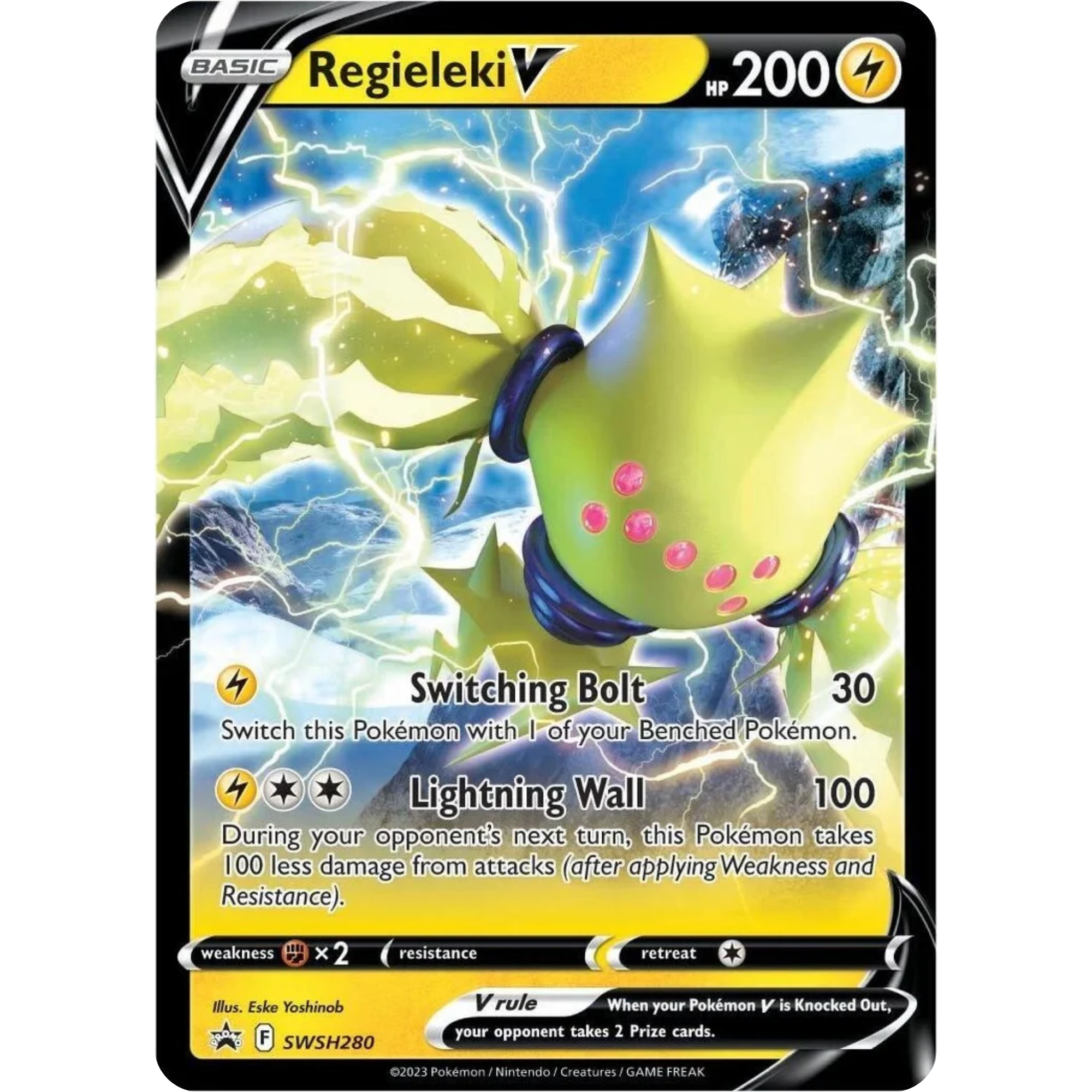 Regieleki V (SWSH280) [Sword & Shield: Black Star Promos]