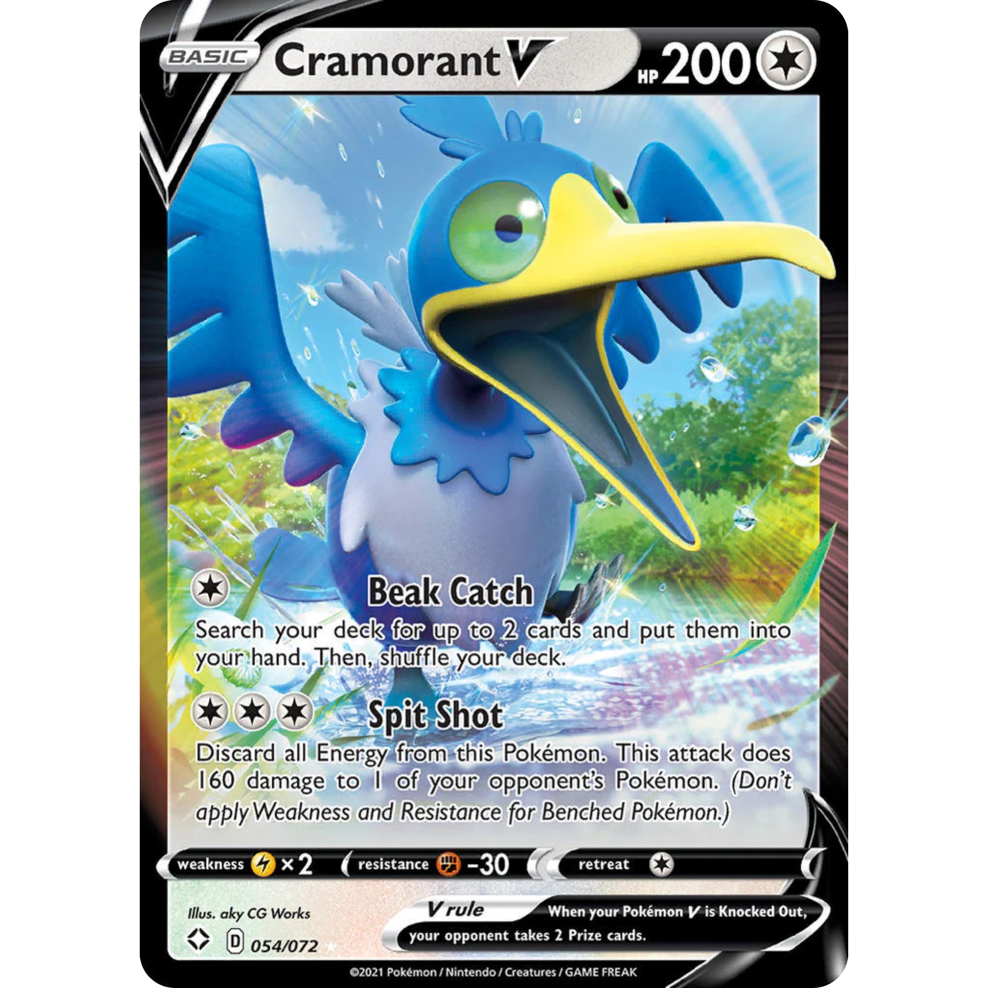 Cramorant V (054/072) [Sword & Shield: Shining Fates]