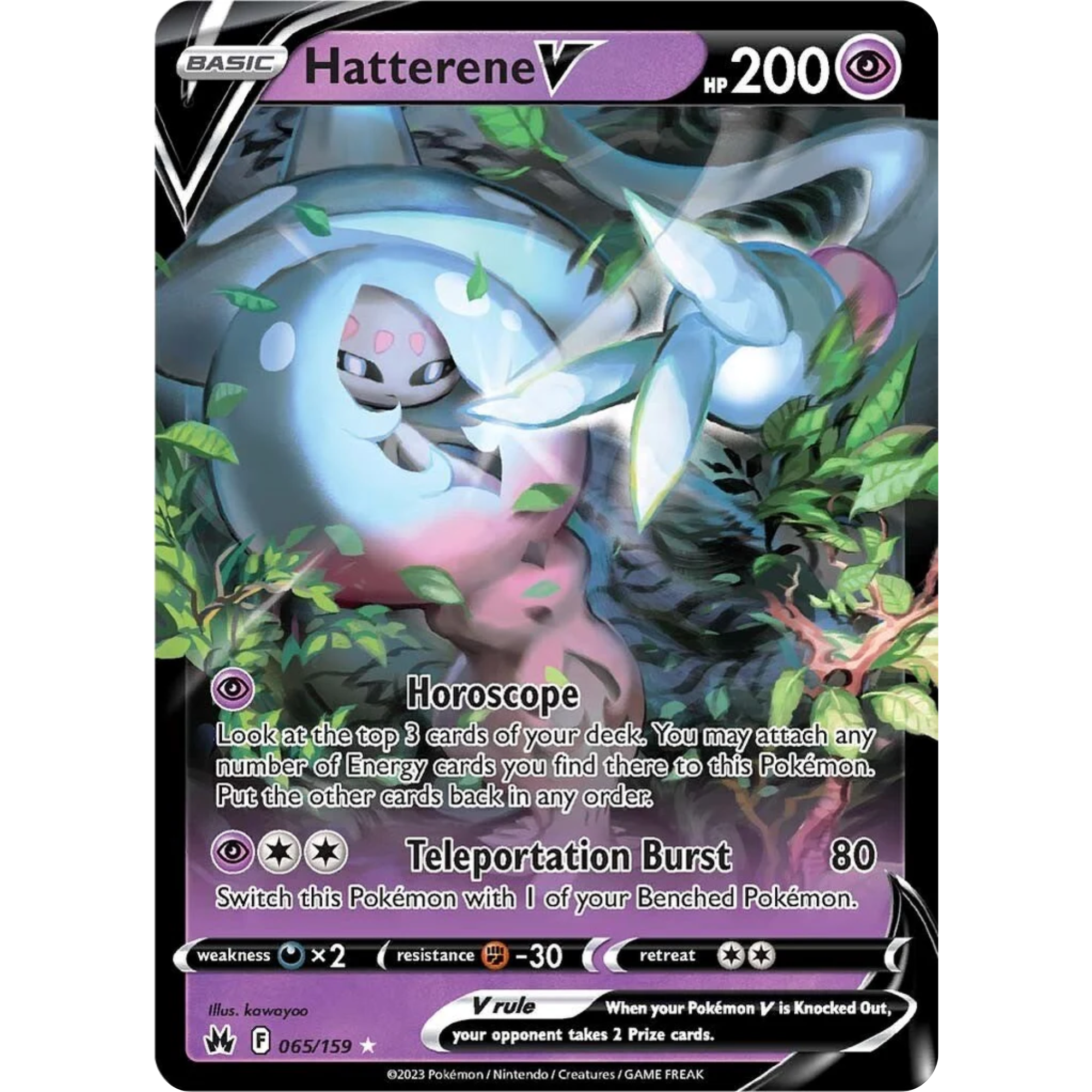 Hatterene V (065/159) [Sword & Shield: Crown Zenith]