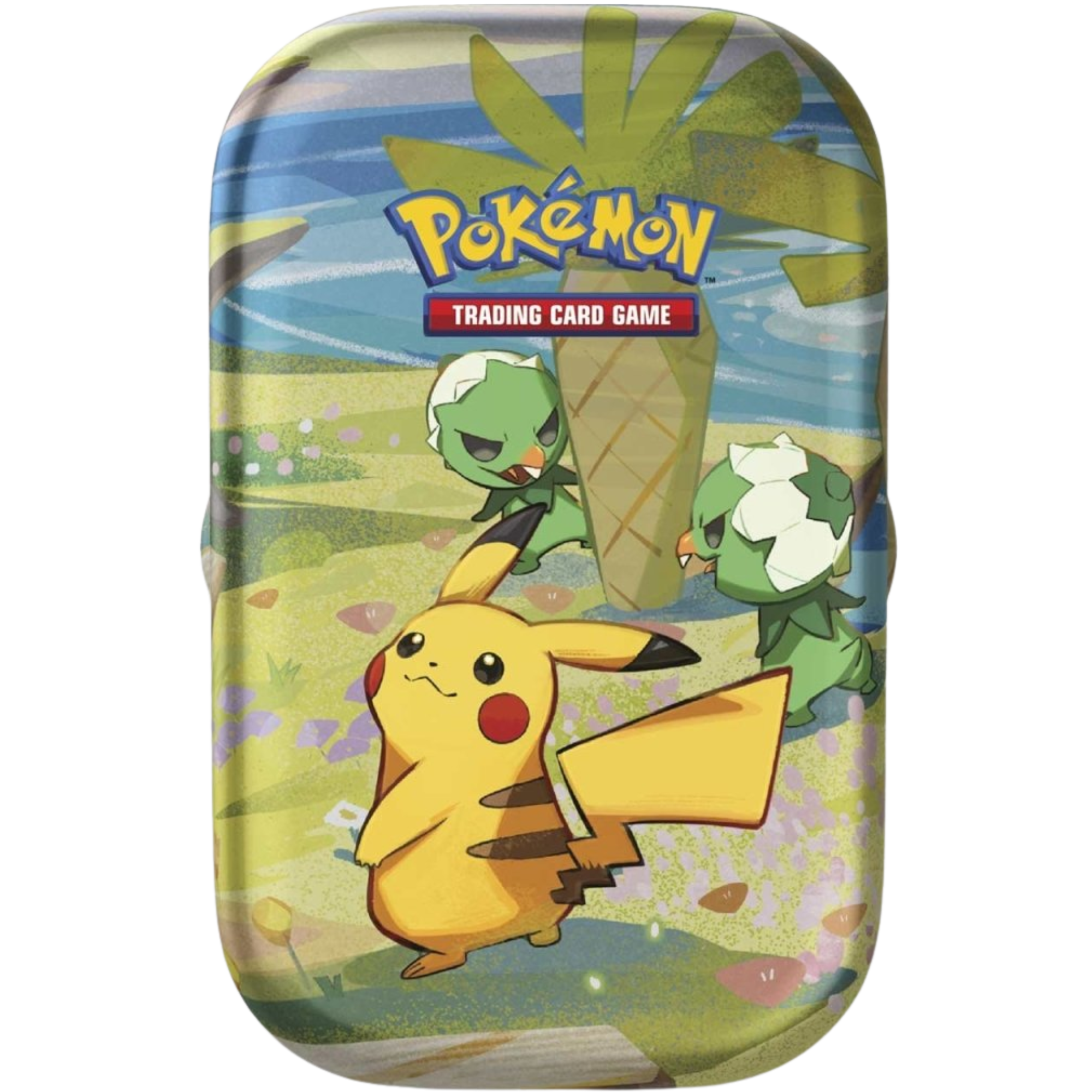 Paldea Friends Mini Tin - Pikachu & Capsakid ( Scarlet & Violet ) Pokemon TCG