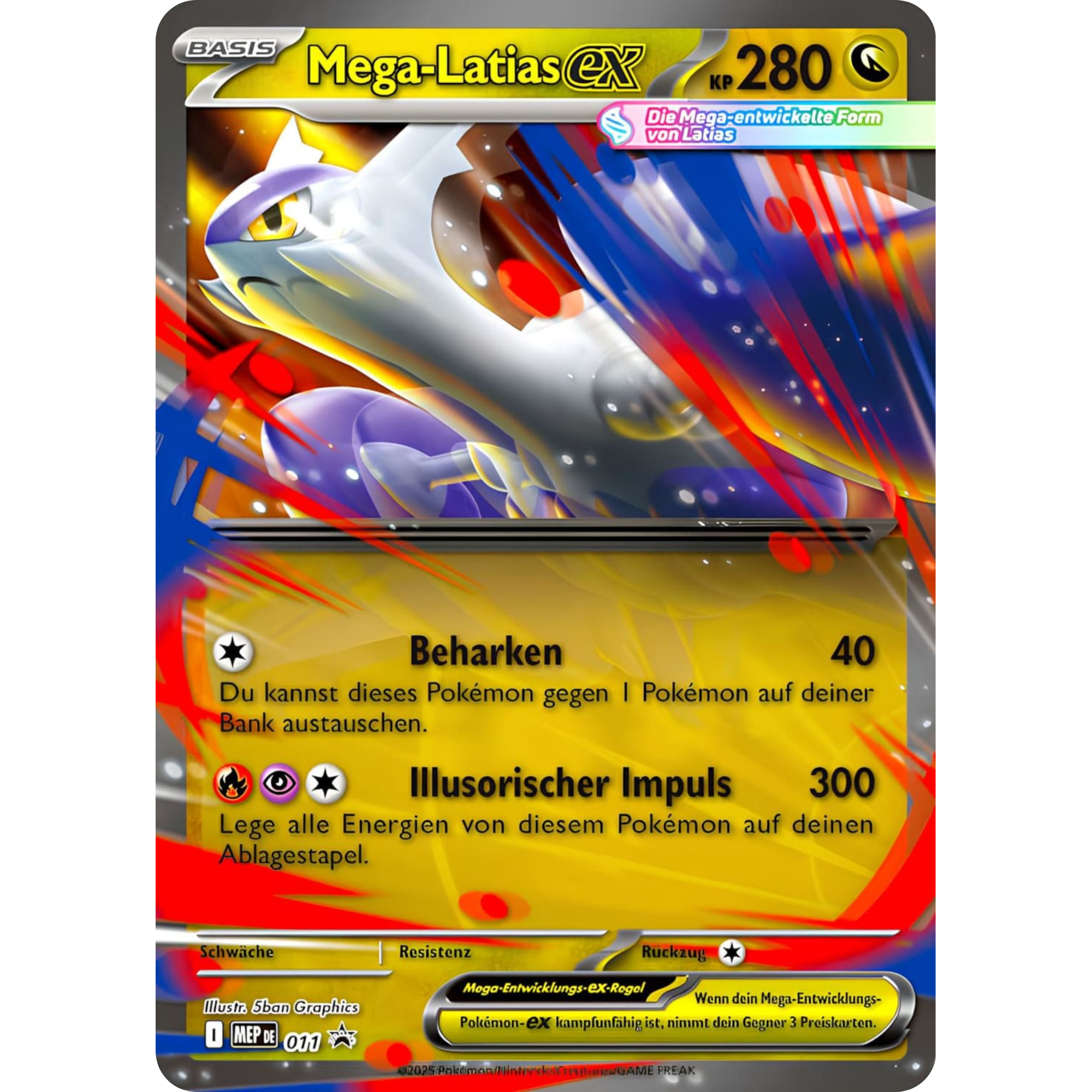 Mega Latias ex - 011 (Jumbo Card) [ME: Mega Evolution Promo]