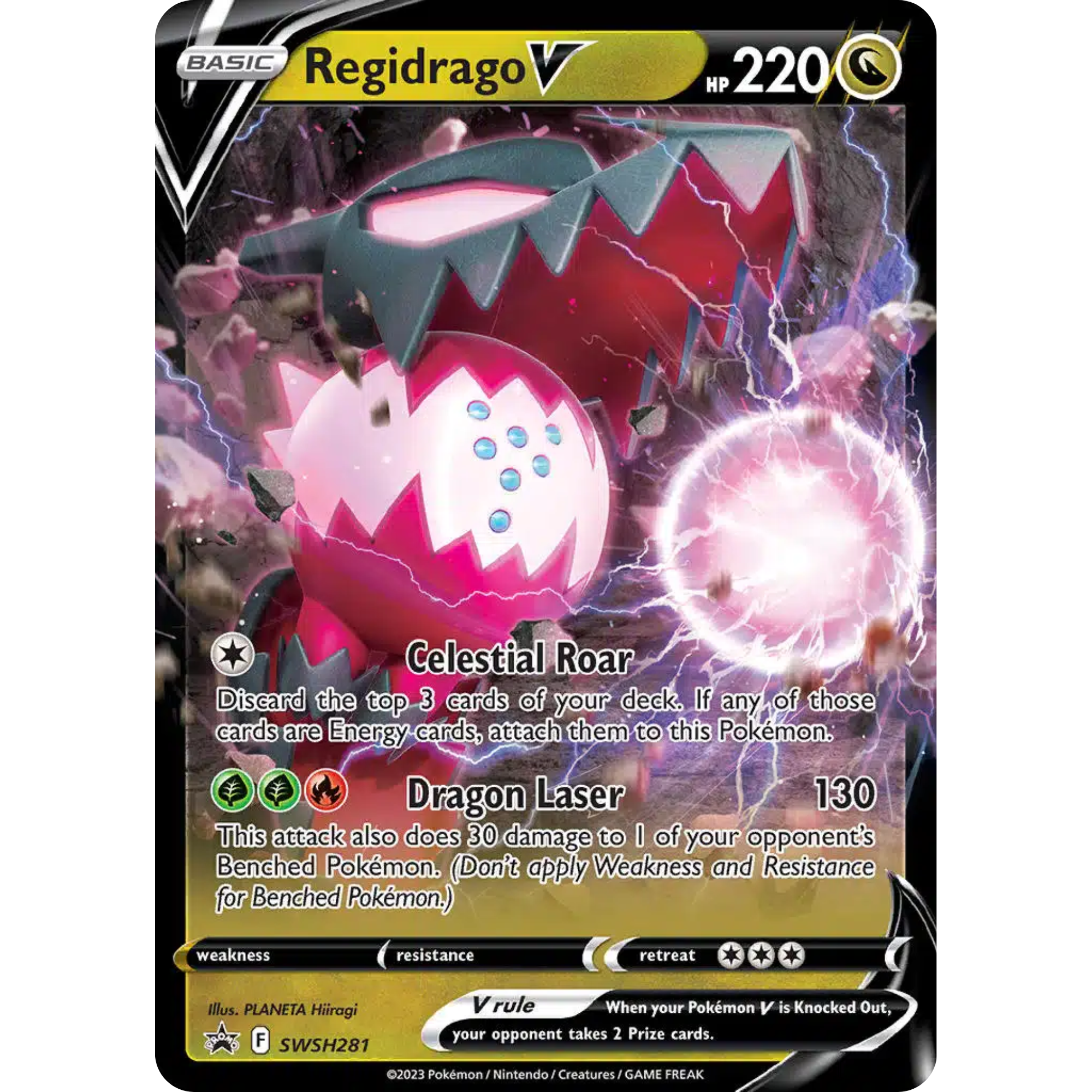 Regidrago V (SWSH281) (Jumbo Card) [Sword & Shield: Black Star Promos]