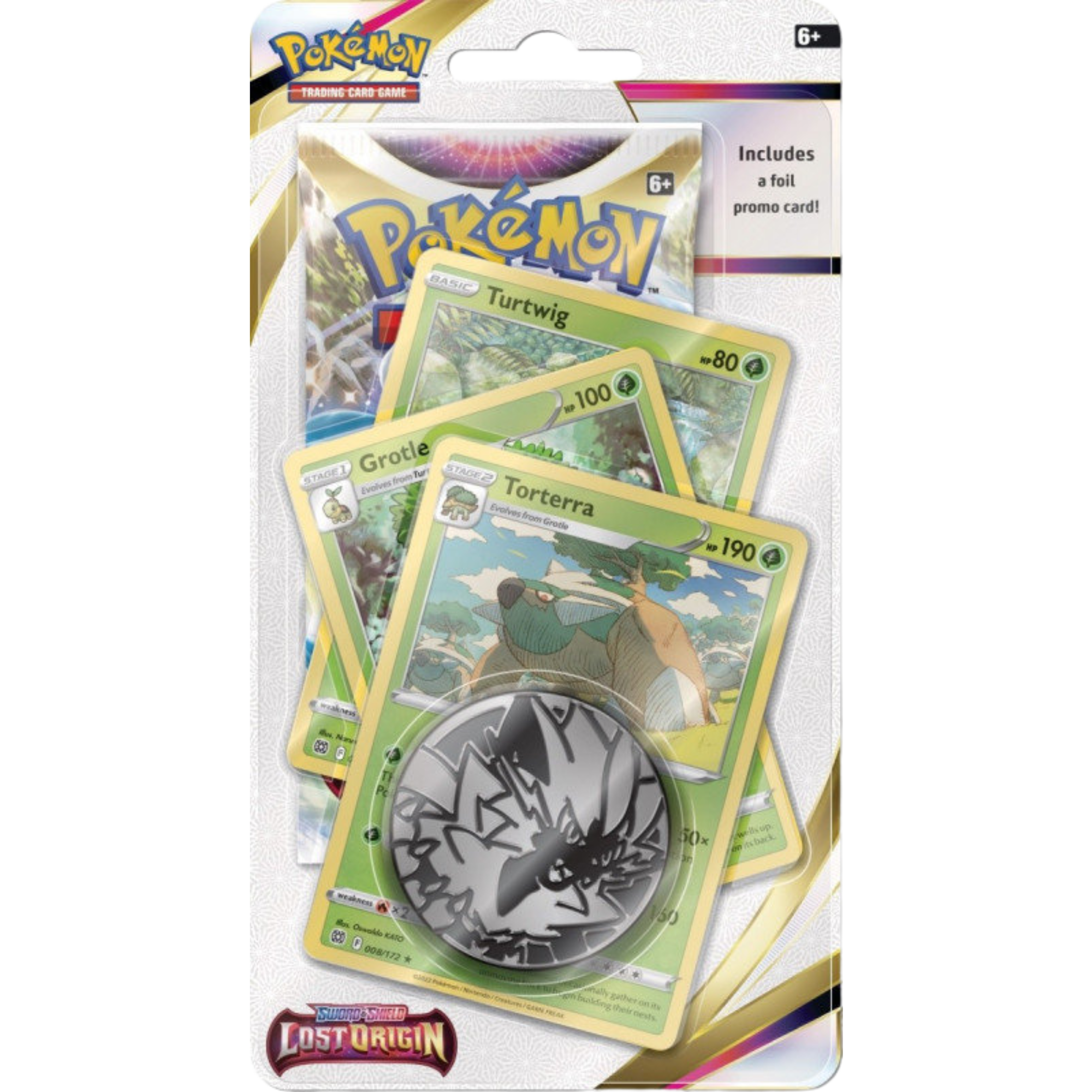 Lost Origin Premium Checklane Blister Pack - Torterra ( Sword & Shield ) Pokemon TCG