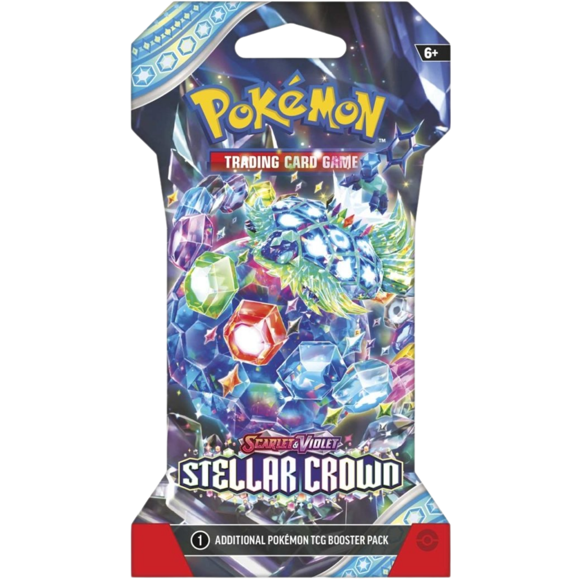 Stellar Crown Sleeved Booster Pack - Random Artwork ( Scarlet & Violet ) Pokemon TCG