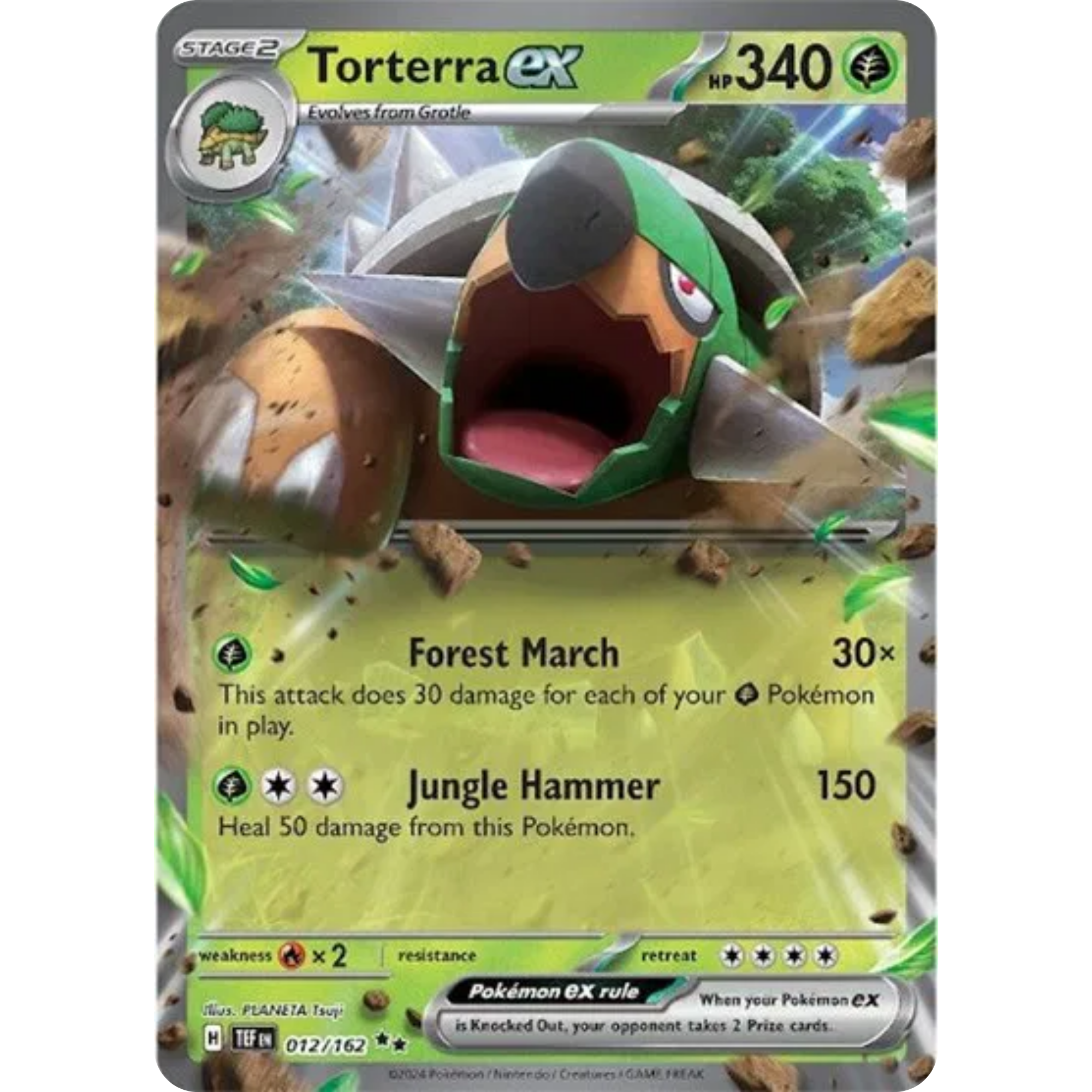 Torterra ex (012/162) [Temporal Forces]