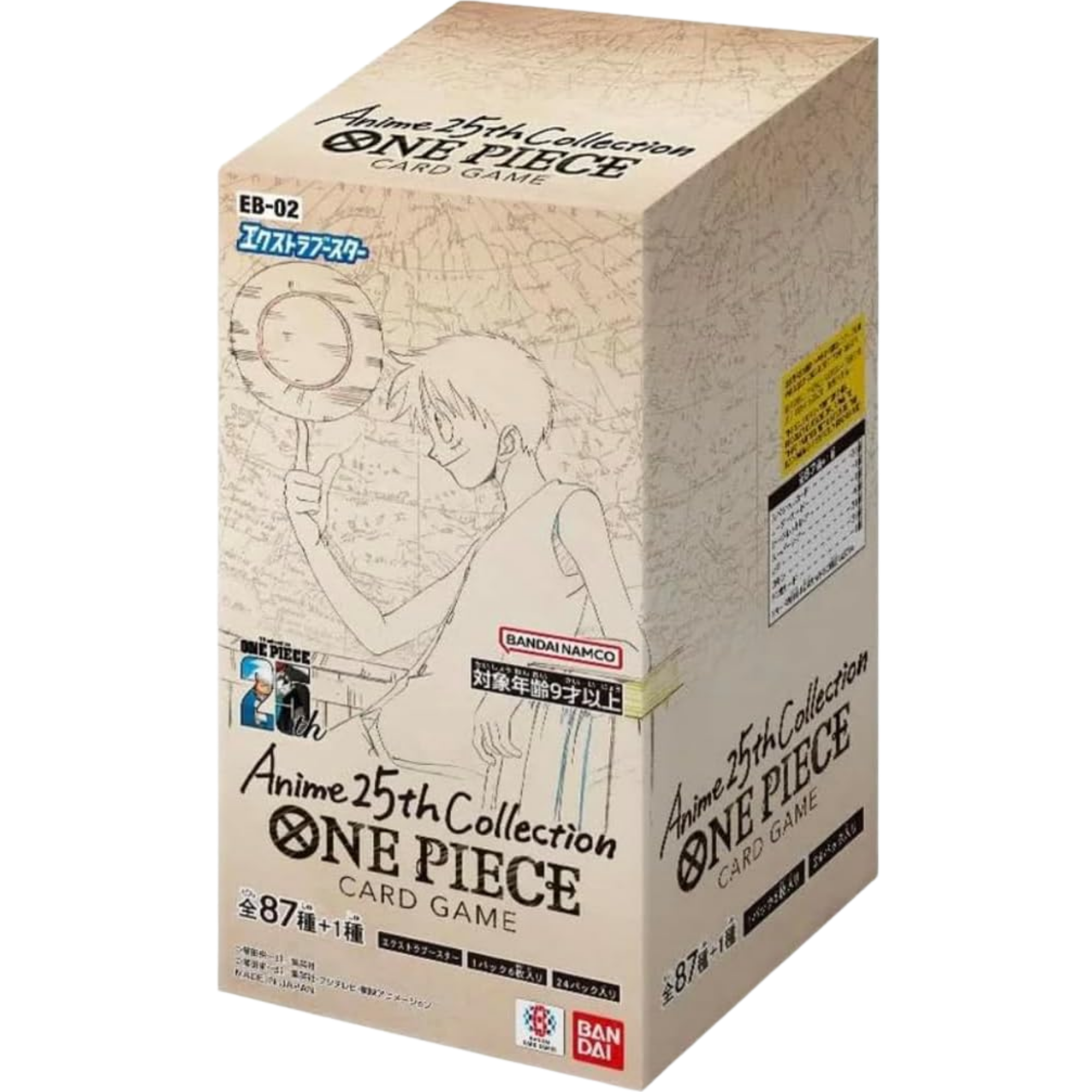 Anime 25th Collection Japanese Booster Box ( One Piece EB-02 ) Bandai TCG