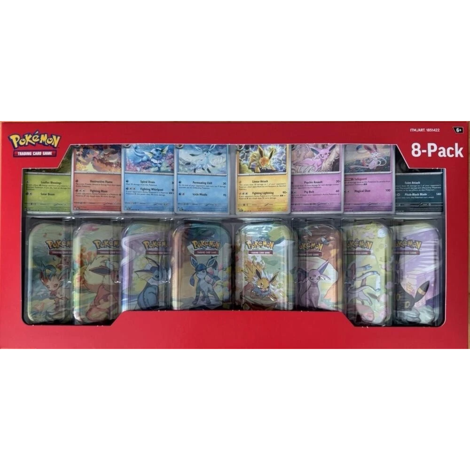 Prismatic Evolutions 8-Pack Mini Tins ( Scarlet & Violet ) Pokemon TCG