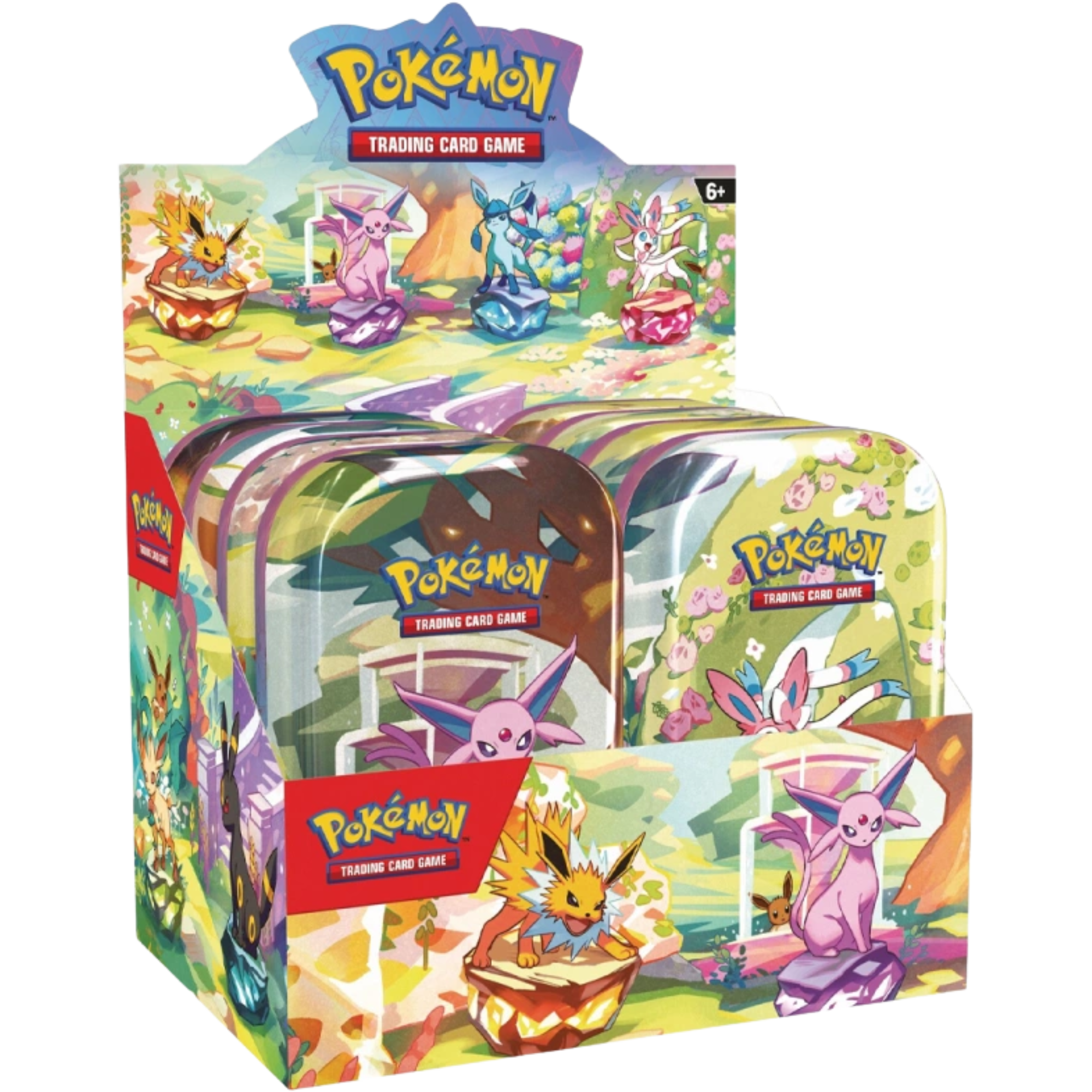 Prismatic Evolutions Mini Tin Display ( Scarlet & Violet ) Pokemon TCG