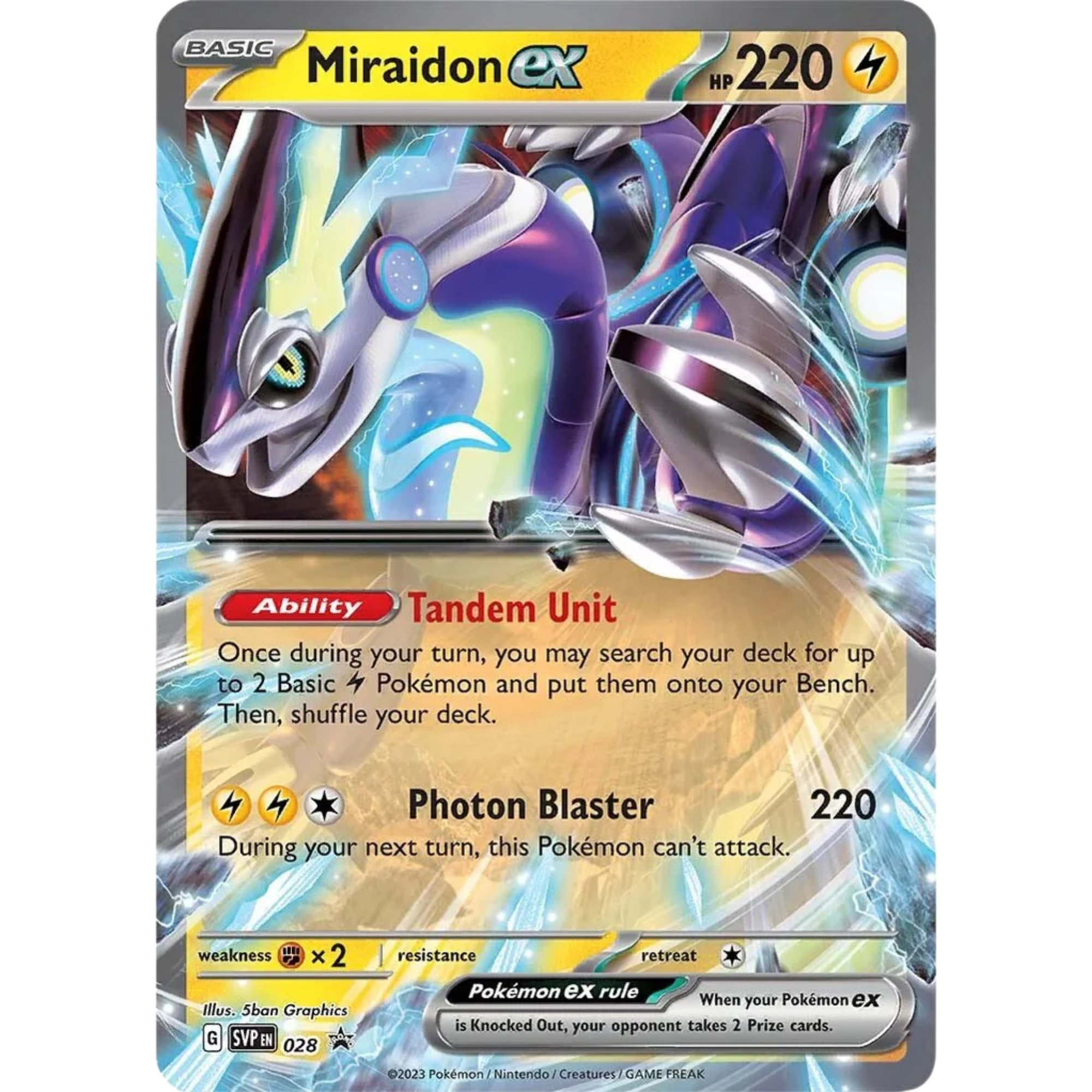 Miraidon ex (028) [Scarlet & Violet: Black Star Promos]