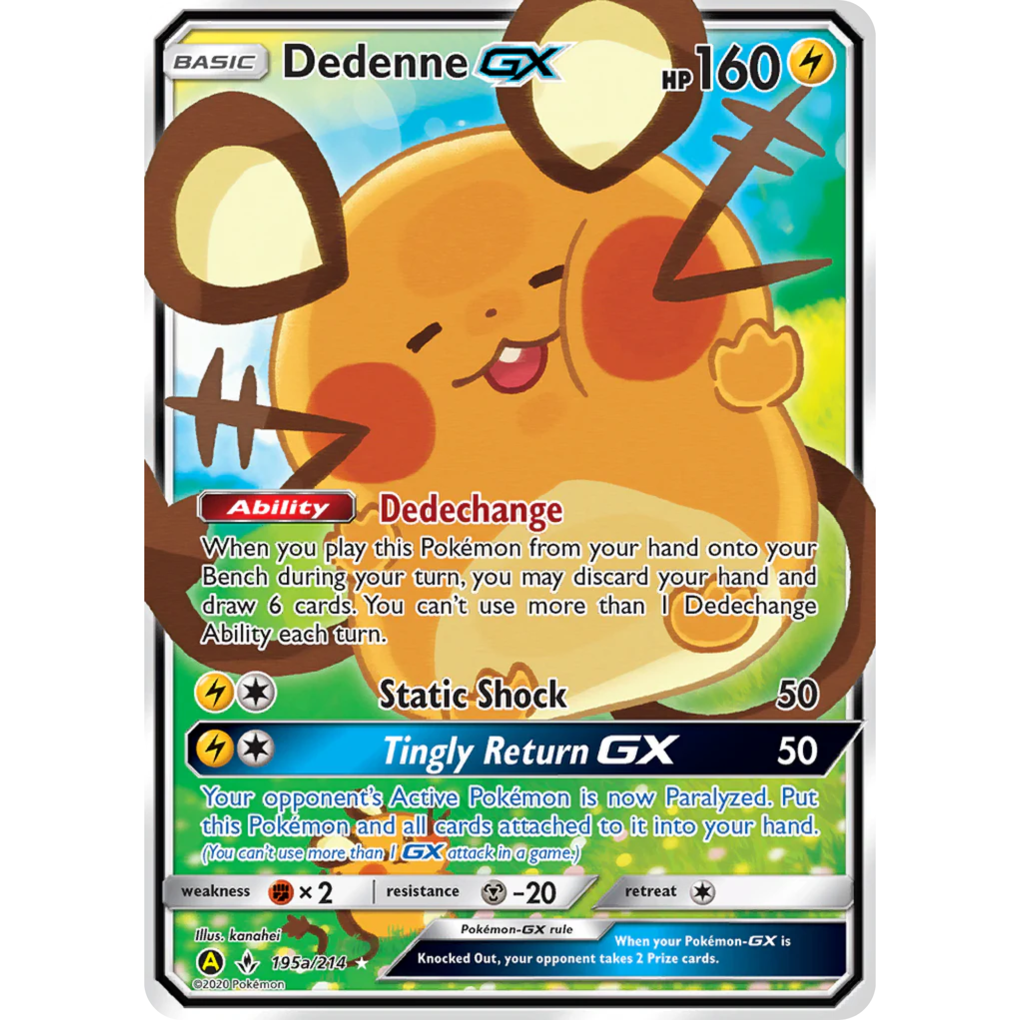 Dedenne GX (195a/214) [Alternate Art Promos]
