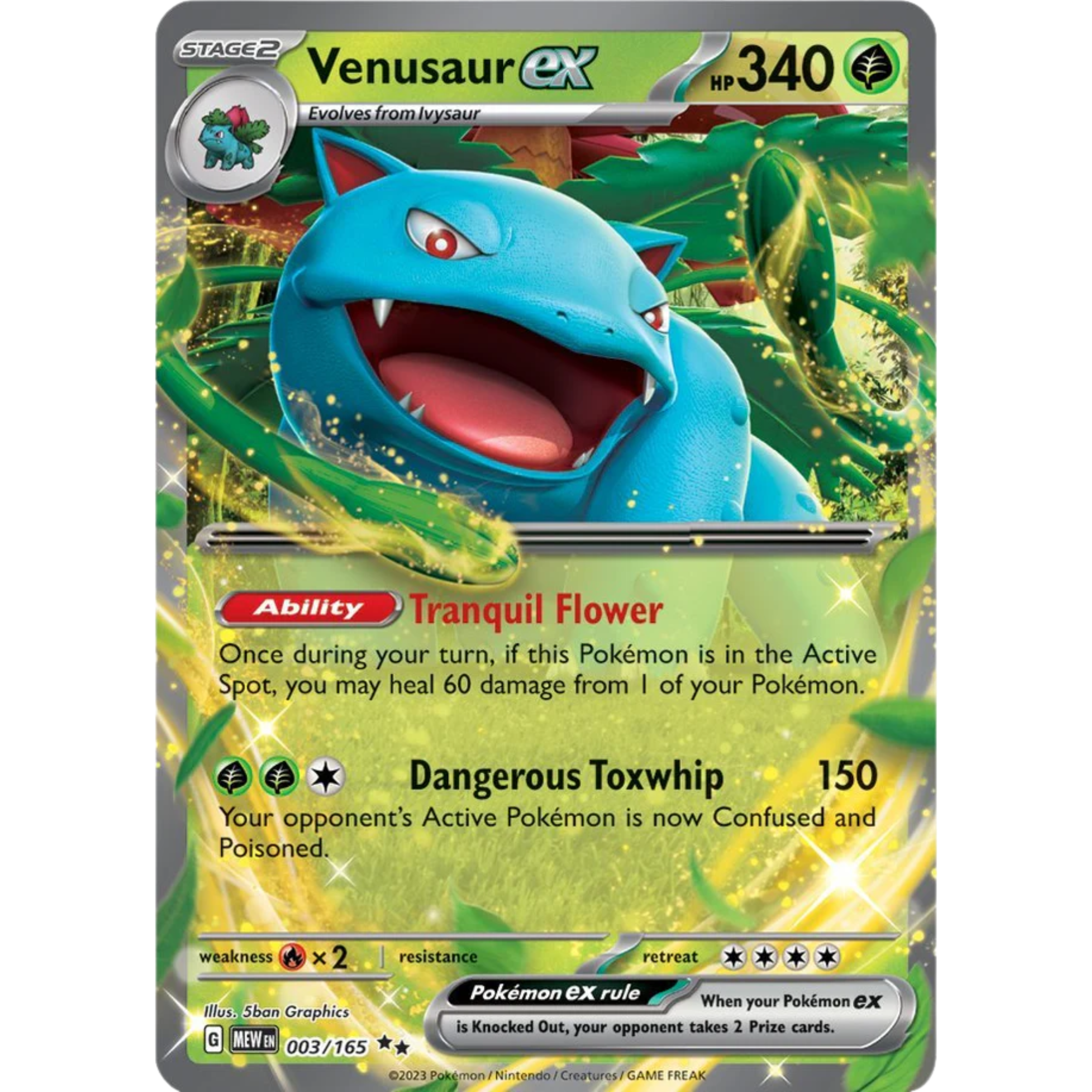 Venusaur ex (003/165) [Scarlet & Violet 151]