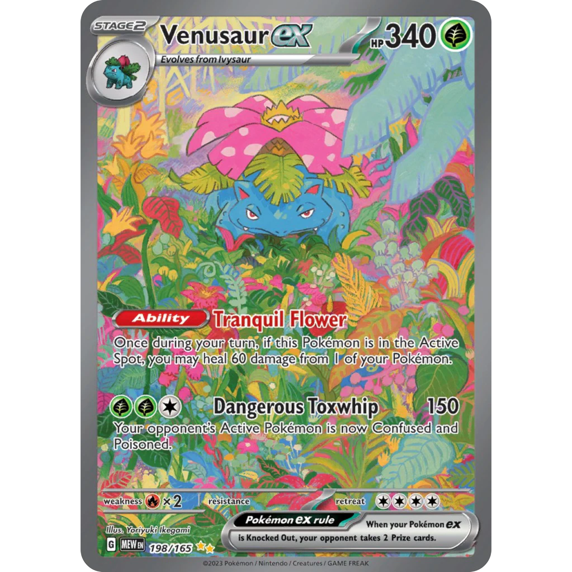 Venusaur ex (198/165) [Scarlet & Violet 151]