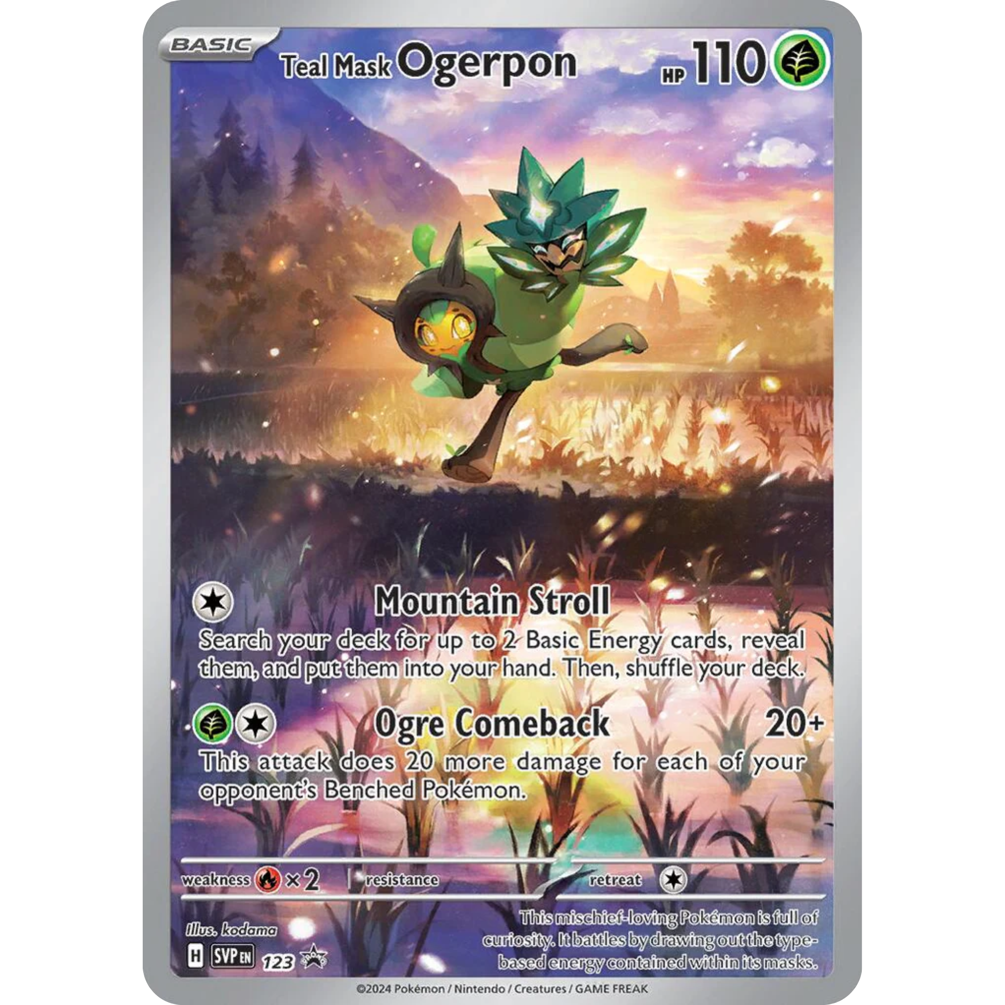 Teal Mask Ogerpon (123) [Sealed] [Scarlet & Violet: Black Star Promos]