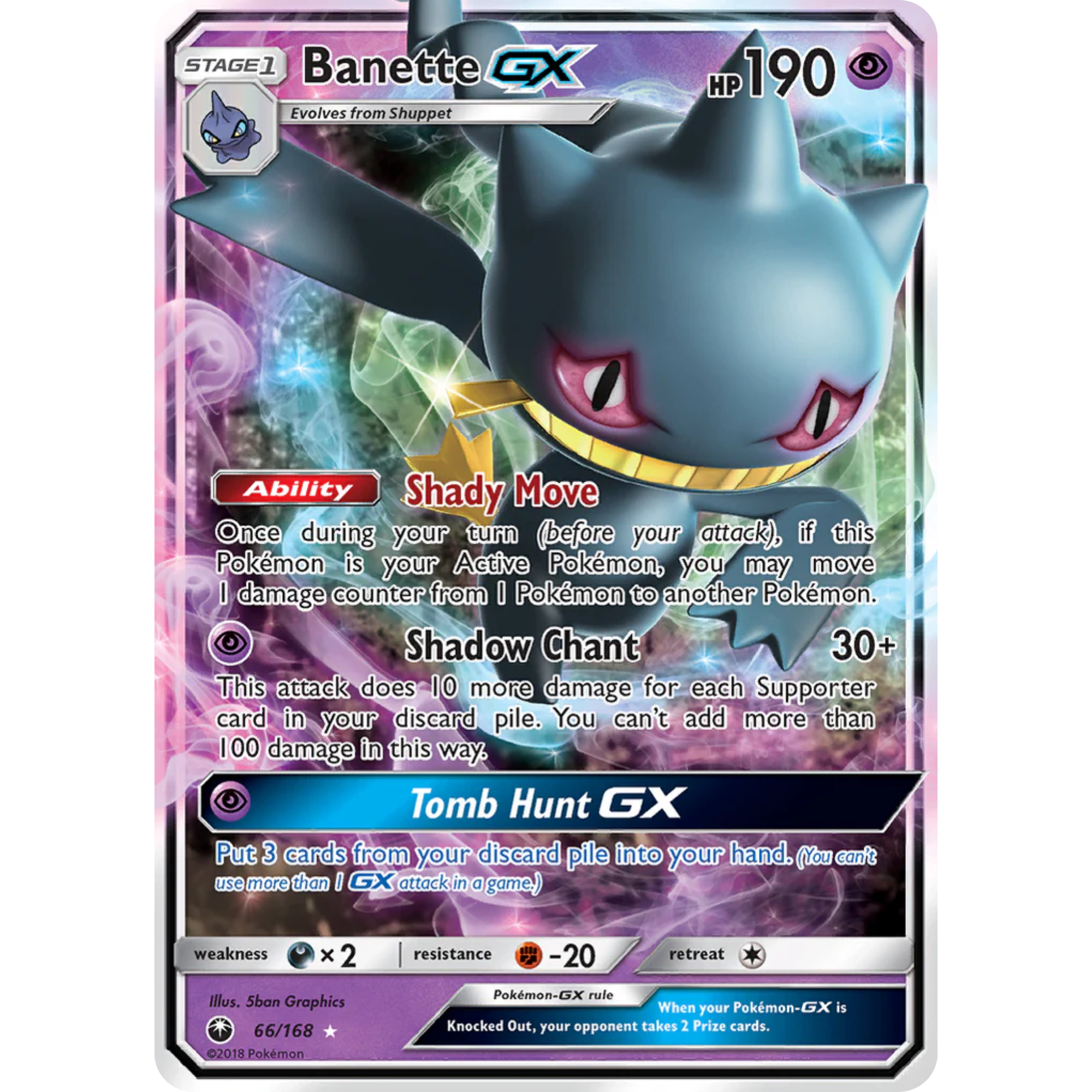 Banette GX (66/168) [Sun & Moon: Celestial Storm]