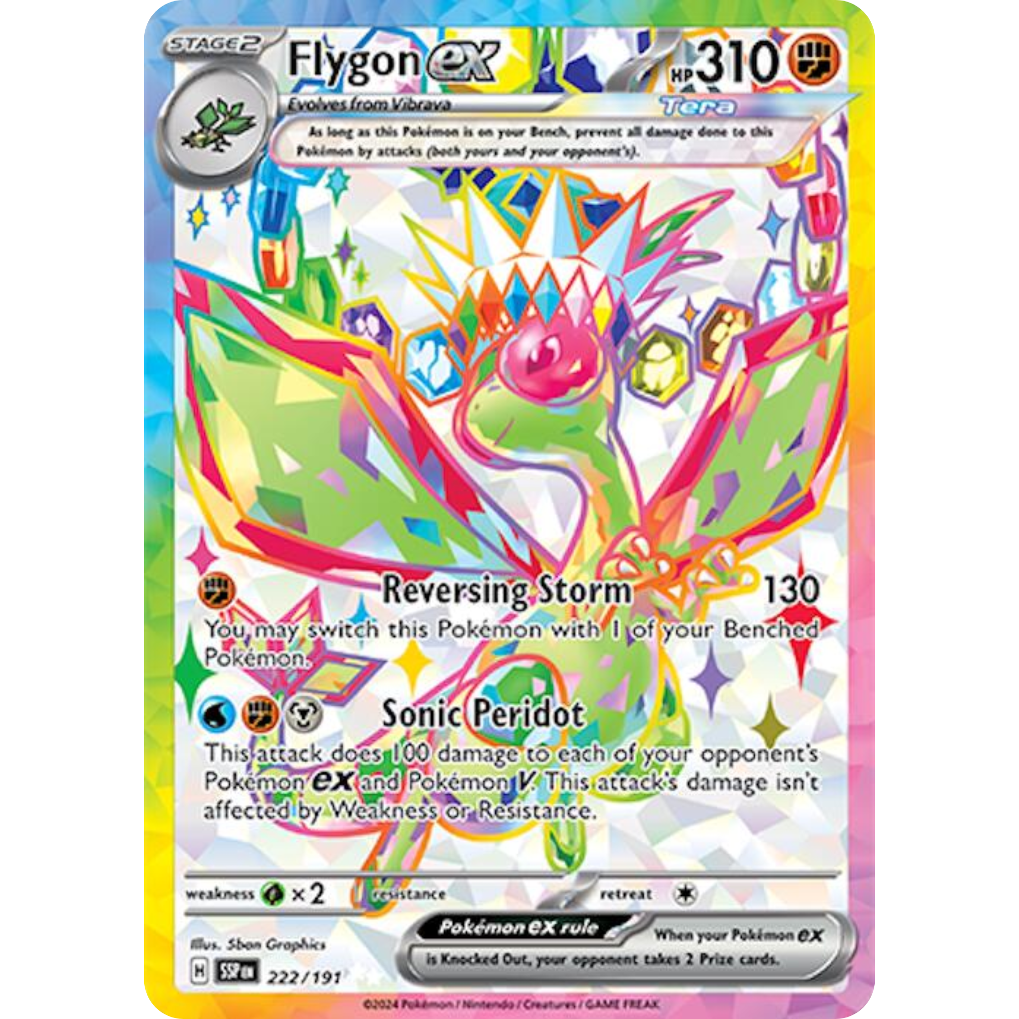 Flygon ex (222/191) [Scarlet & Violet: Surging Sparks]