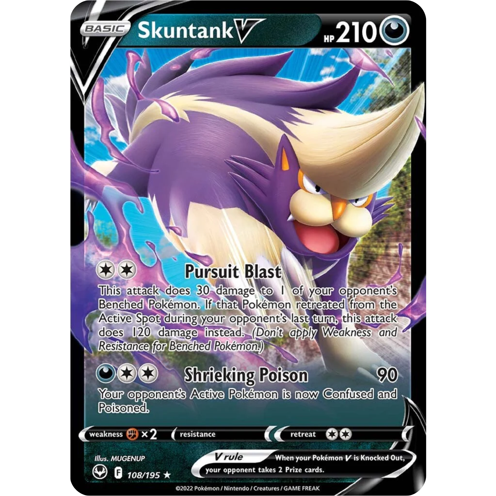 Skuntank V (108/195) [Sword & Shield: Silver Tempest]