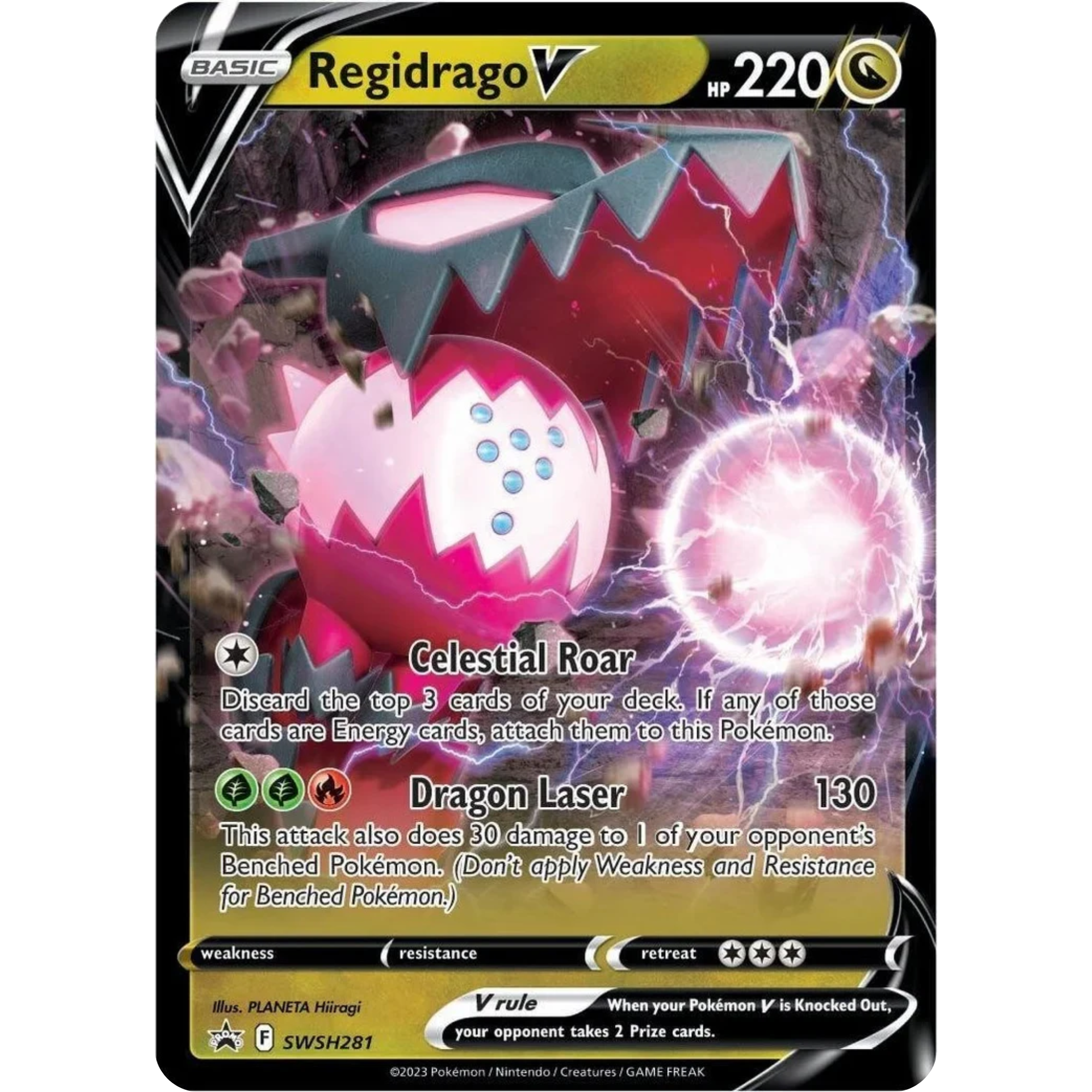 Regidrago V (SWSH281) [Sword & Shield: Black Star Promos]