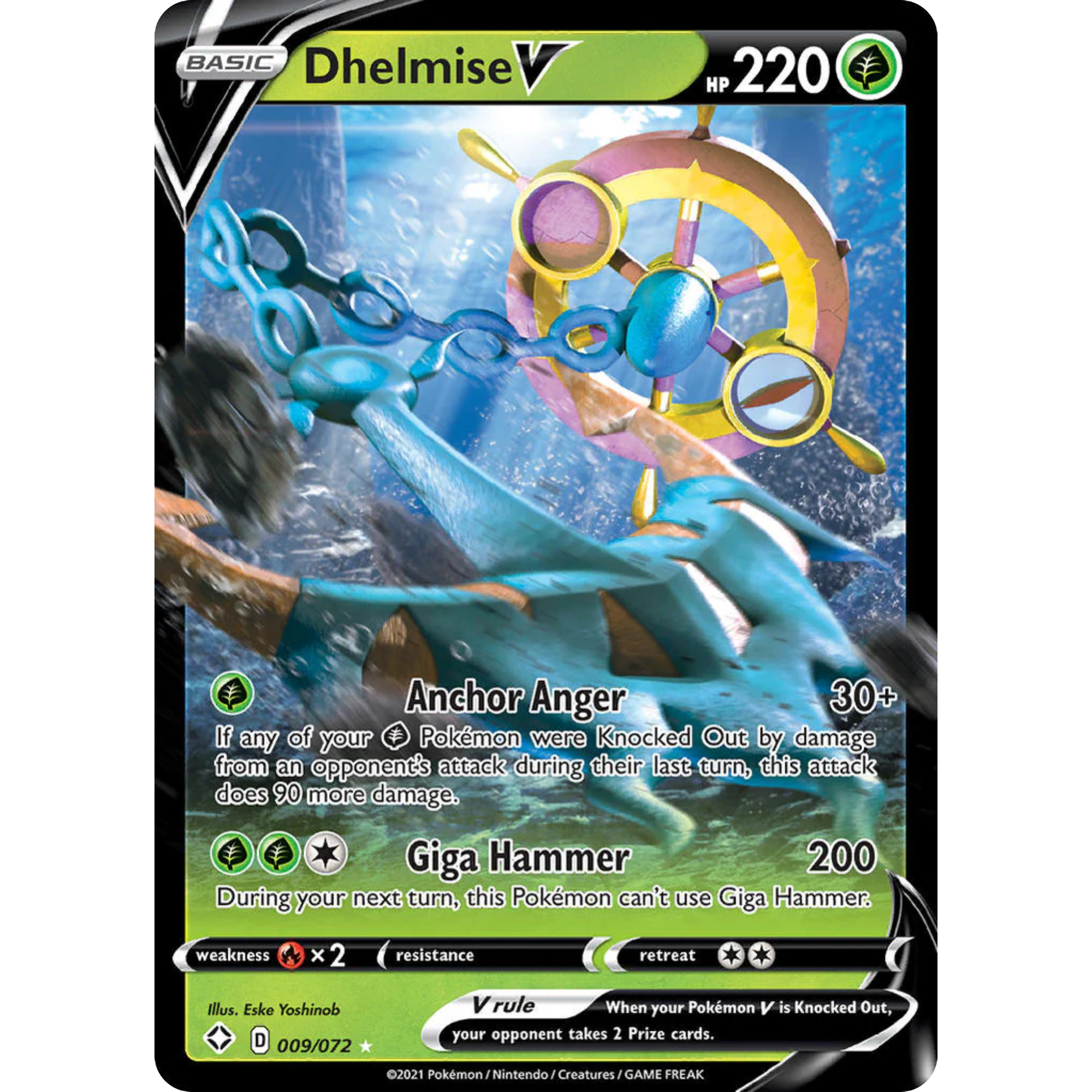 Dhelmise V (009/072) [Sword & Shield: Shining Fates]