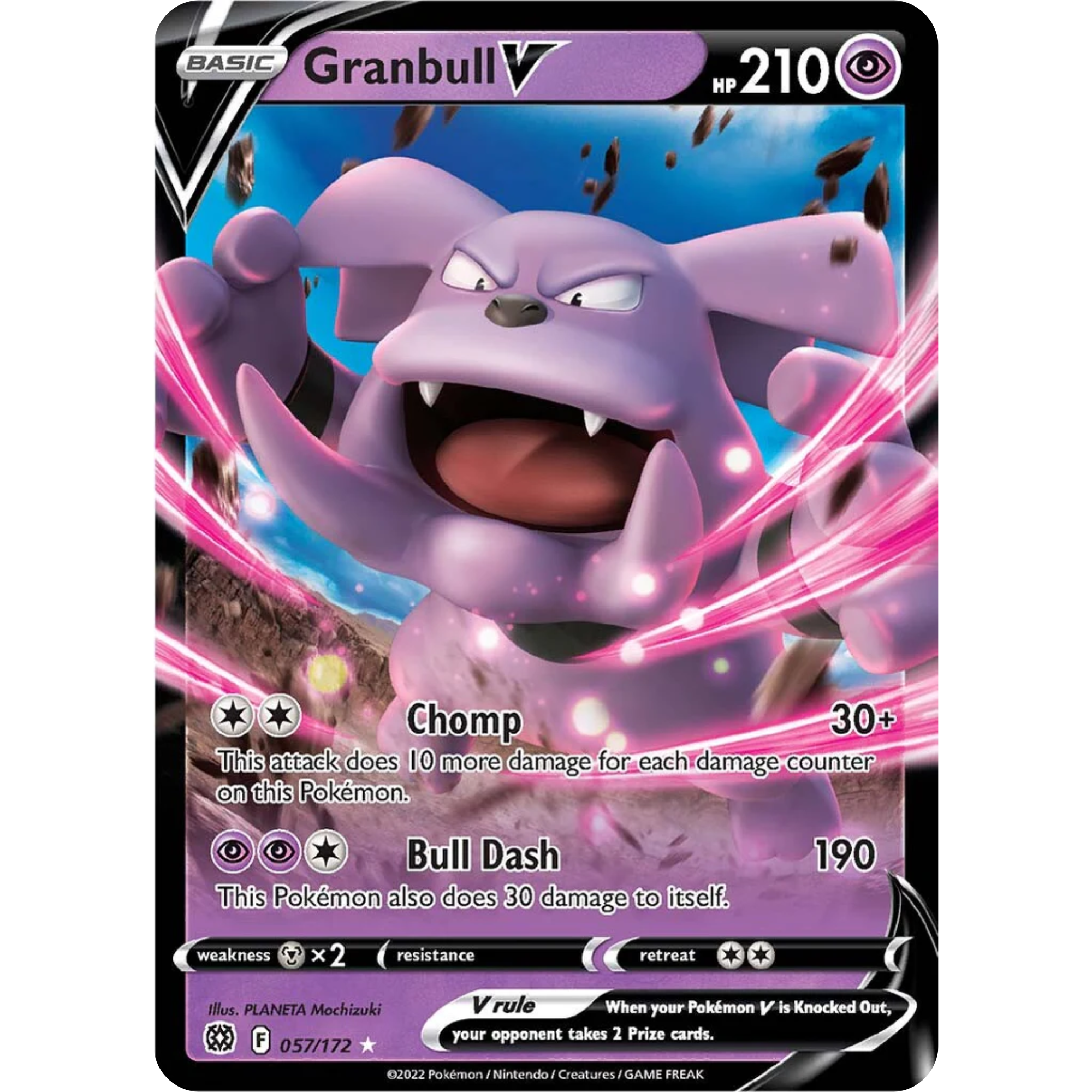 Granbull V (057/172) [Sword & Shield: Brilliant Stars]