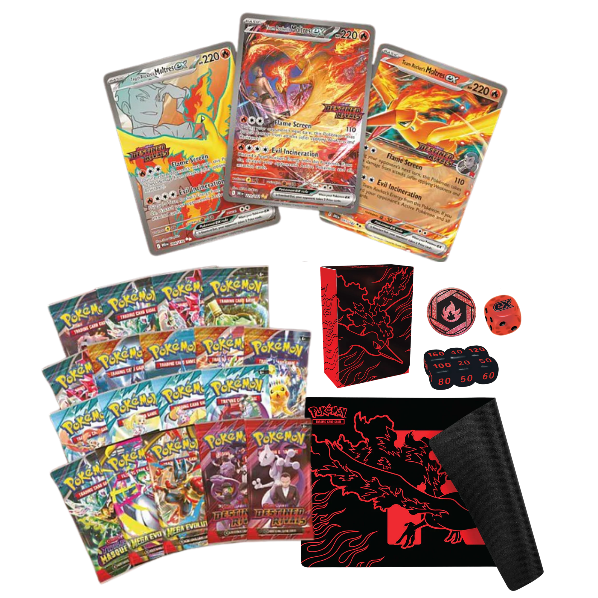 Team Rocket’s Moltres ex Ultra-Premium Collection ( Scarlet & Violet ) Pokemon TCG