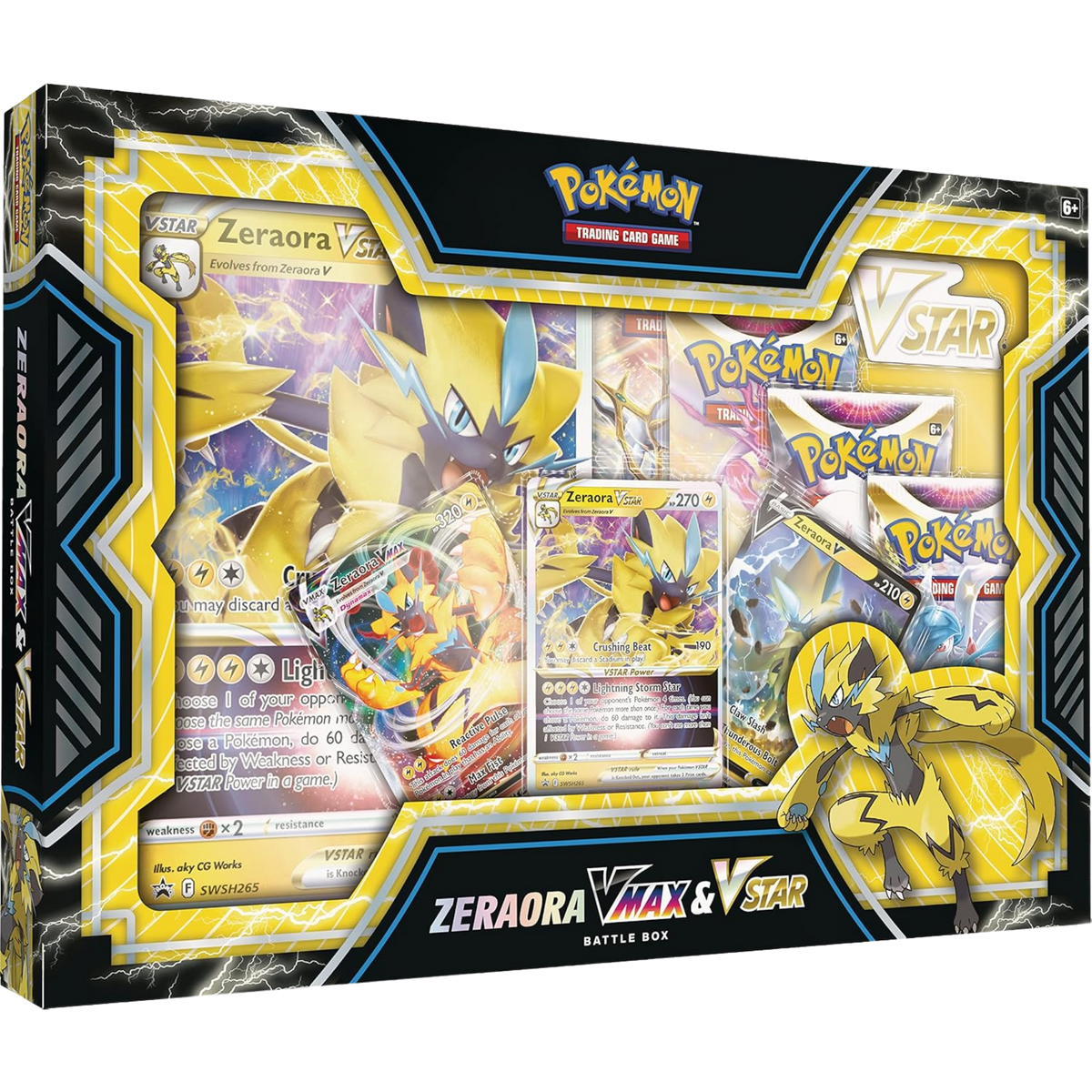 Zeraora VMAX & VSTAR Battle Box ( Sword & Shield ) Pokemon TCG