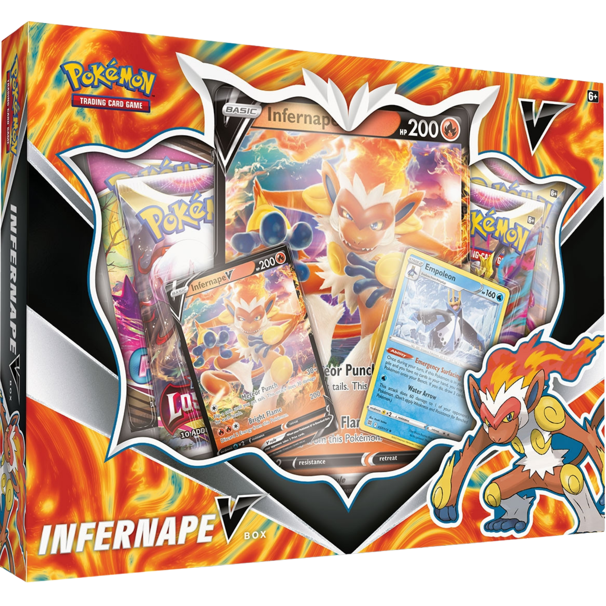 Infernape V Box ( Sword & Shield ) Pokemon TCG