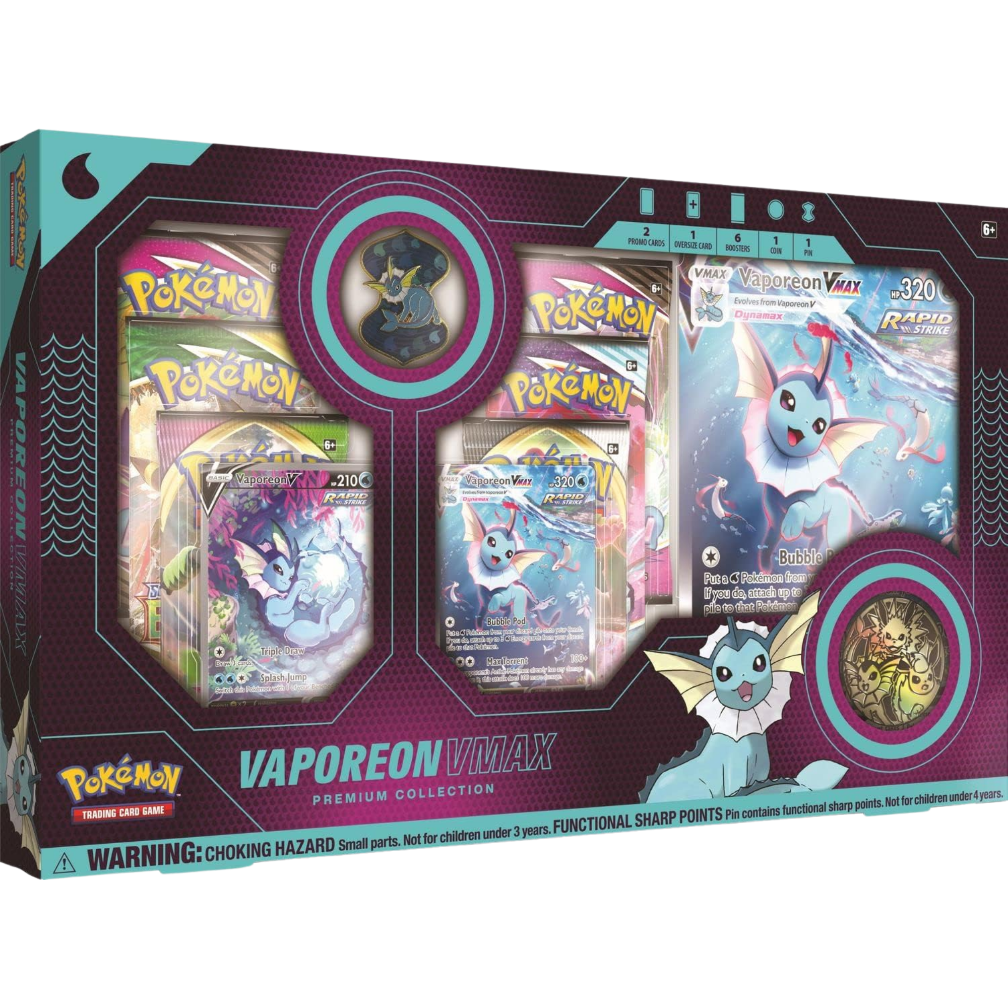Vaporeon VMAX Premium Collection ( Sword & Shield ) Pokemon TCG